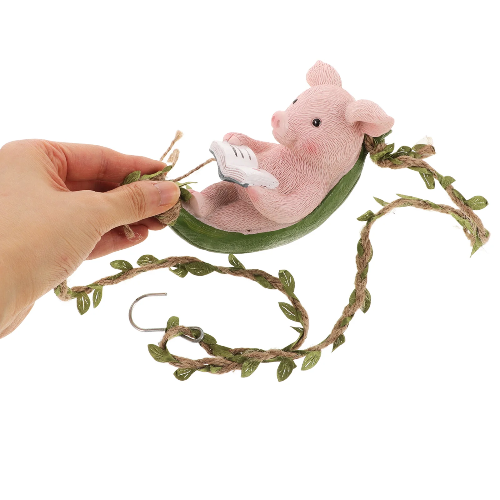 Cute Resin Swing Pig Decor for Garden Yard Balcony Outdoor Landscape Hanging Decoration Lovely Animal Statuary
Cute Resin Swing Pig Decor for Garden Yard Balcony Outdoor Landscape Hanging Decoration Lovely Animal Statuary