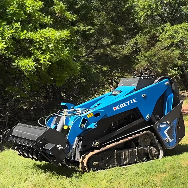 DERETTE Road Roller Forest Mulcher Mini Skid Steer Loader with Pump-1 Year Warranty Loosening & Breaking up for 057
DERETTE Road Roller Forest Mulcher Mini Skid Steer Loader with Pump-1 Year Warranty Loosening & Breaking up for 057