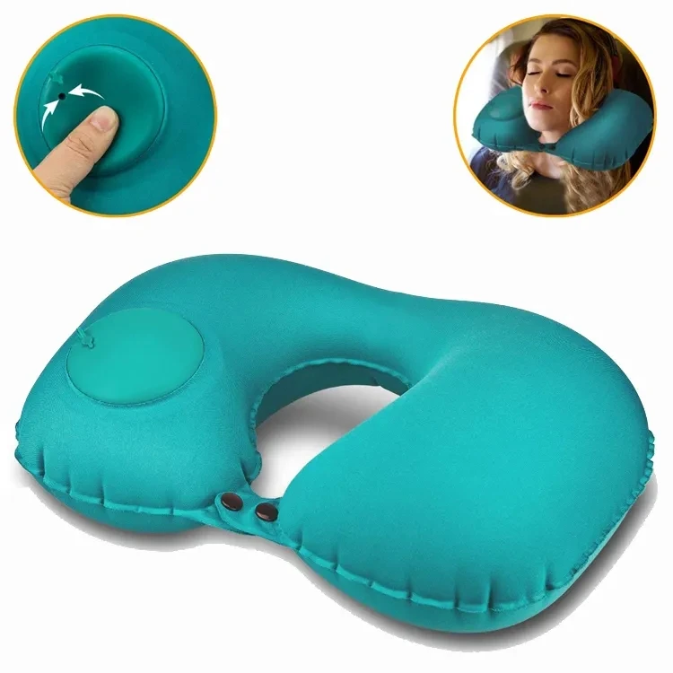 U Shape Neck Cushion Automatic Air Inflatable Pillow Compress Ring Pillow For Airplane Car Outdoor Travel
U Shape Neck Cushion Automatic Air Inflatable Pillow Compress Ring Pillow For Airplane Car Outdoor Travel