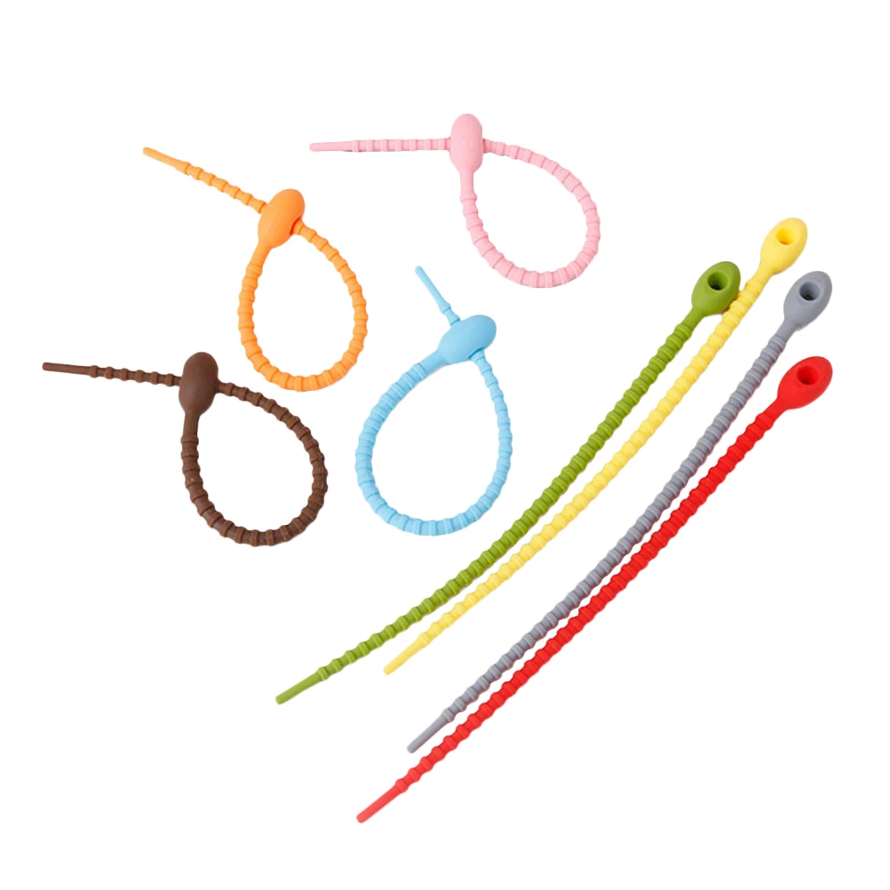 20pcs Silicone Cable Ties Reusable Cord Organizer Earphone Fixer Usb Wire Holder Tangle-Free Durable Storage Bag Seal For Travel
20pcs Silicone Cable Ties Reusable Cord Organizer Earphone Fixer Usb Wire Holder Tangle-Free Durable Storage Bag Seal For Travel