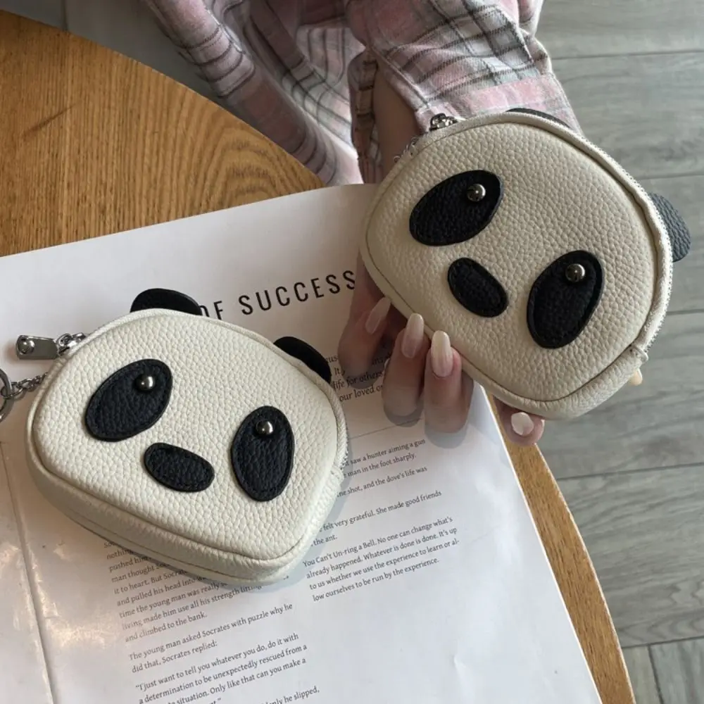Portable Zipper PU Leather Coin Purse with Keychain Korean Style Panda Wallet Clutch Bag Card Bag Cute Card Holder Women
Portable Zipper PU Leather Coin Purse with Keychain Korean Style Panda Wallet Clutch Bag Card Bag Cute Card Holder Women