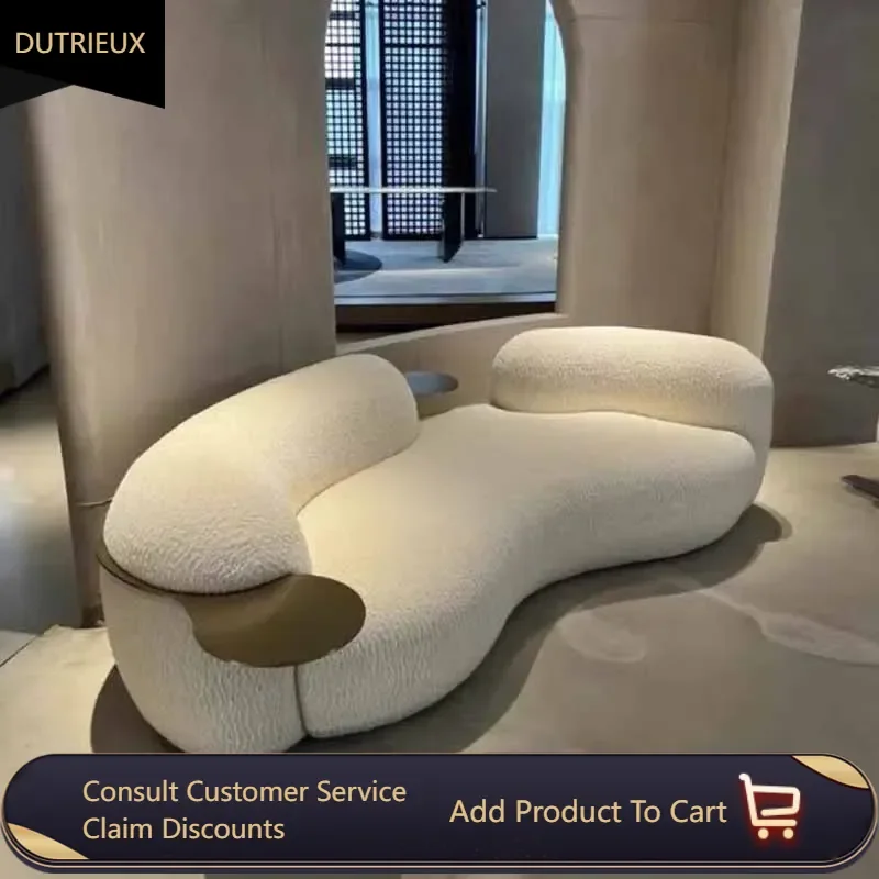 Cozy New Arrival Living Room Sofas Unique Soft Nordic Floor Modern Lazy Sofa Luxury Velvet White Divani Da Soggiorno Furniture
Cozy New Arrival Living Room Sofas Unique Soft Nordic Floor Modern Lazy Sofa Luxury Velvet White Divani Da Soggiorno Furniture