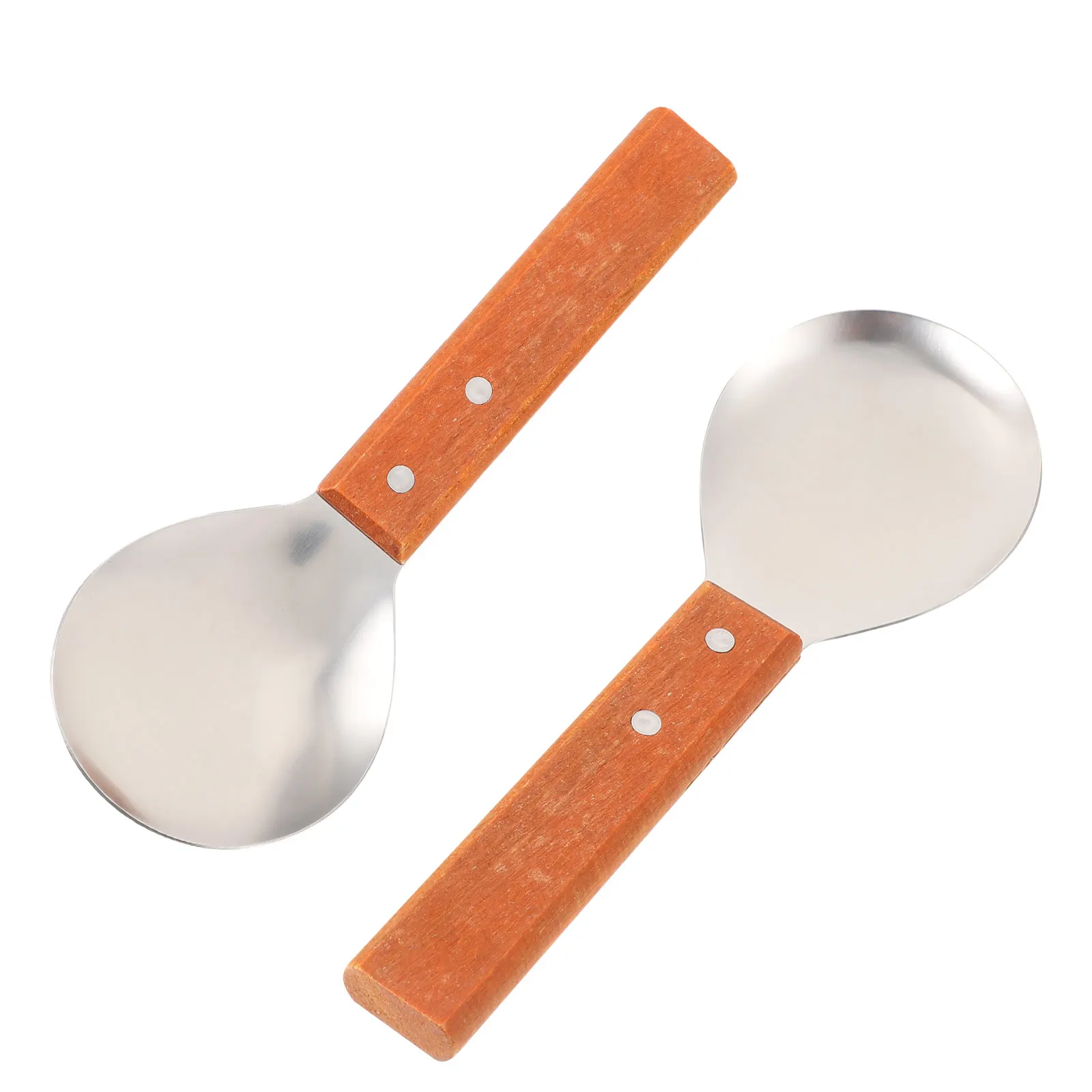 2pcs Insulated Rice Spoon Stainless Steel Non-stick Cooking Supplies Kitchen Spoons Heat Resistant Ergonomic Design Easy Clean
2pcs Insulated Rice Spoon Stainless Steel Non-stick Cooking Supplies Kitchen Spoons Heat Resistant Ergonomic Design Easy Clean