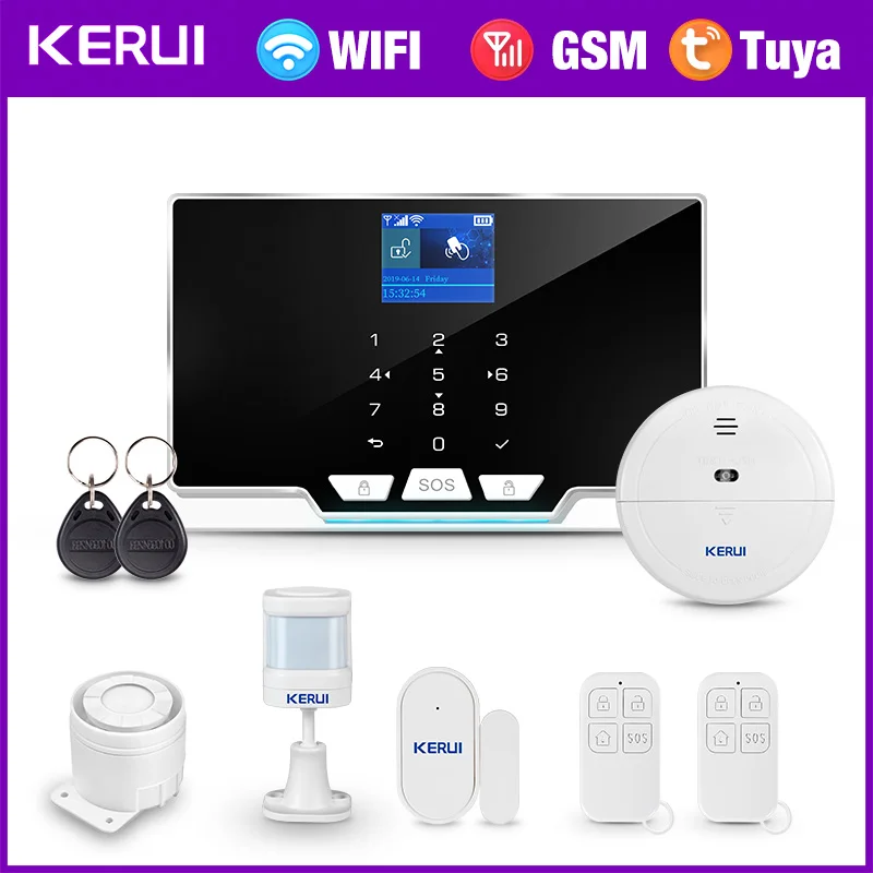 Беспроводная домашняя сигнализация KERUI G20, Wi-Fi GSM охранная сигнализация с датчиком движения, поддержка Alexa Google для дома, Smart Life
Беспроводная домашняя сигнализация KERUI G20, Wi-Fi GSM охранная сигнализация с датчиком движения, поддержка Alexa Google для дома, Smart Life