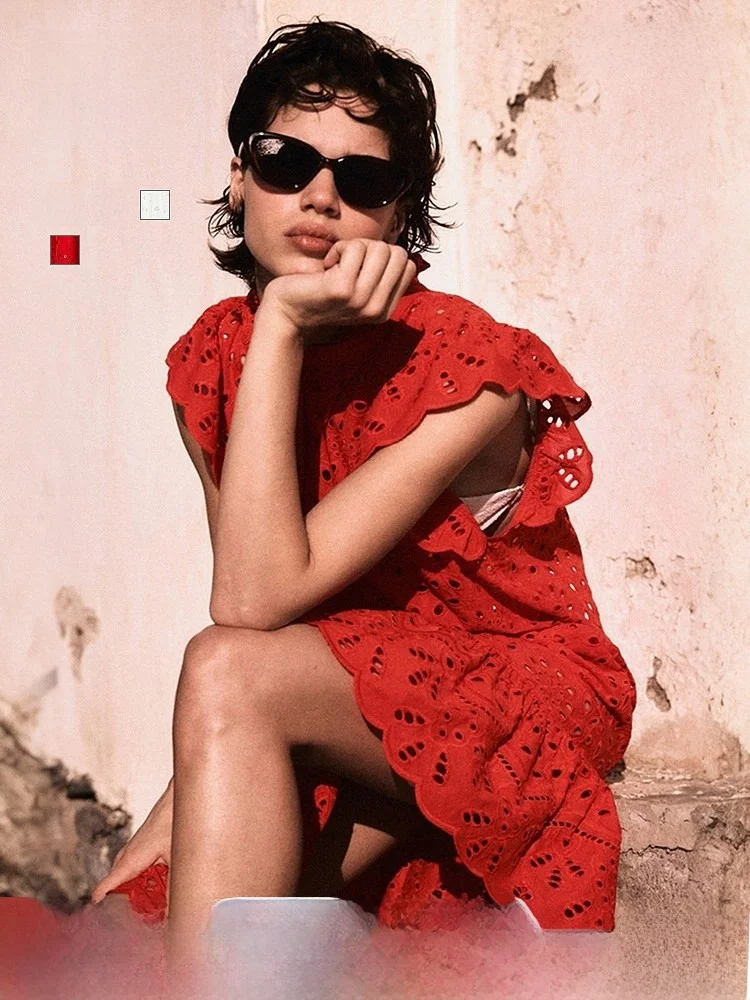 H&M Women's Dr Spring Hollow out Embroidery ort Skirt Dr Cotton 00% round Ne ort Sve l Waist Basic Sle
H&M Women's Dr Spring Hollow out Embroidery ort Skirt Dr Cotton 00% round Ne ort Sve l Waist Basic Sle