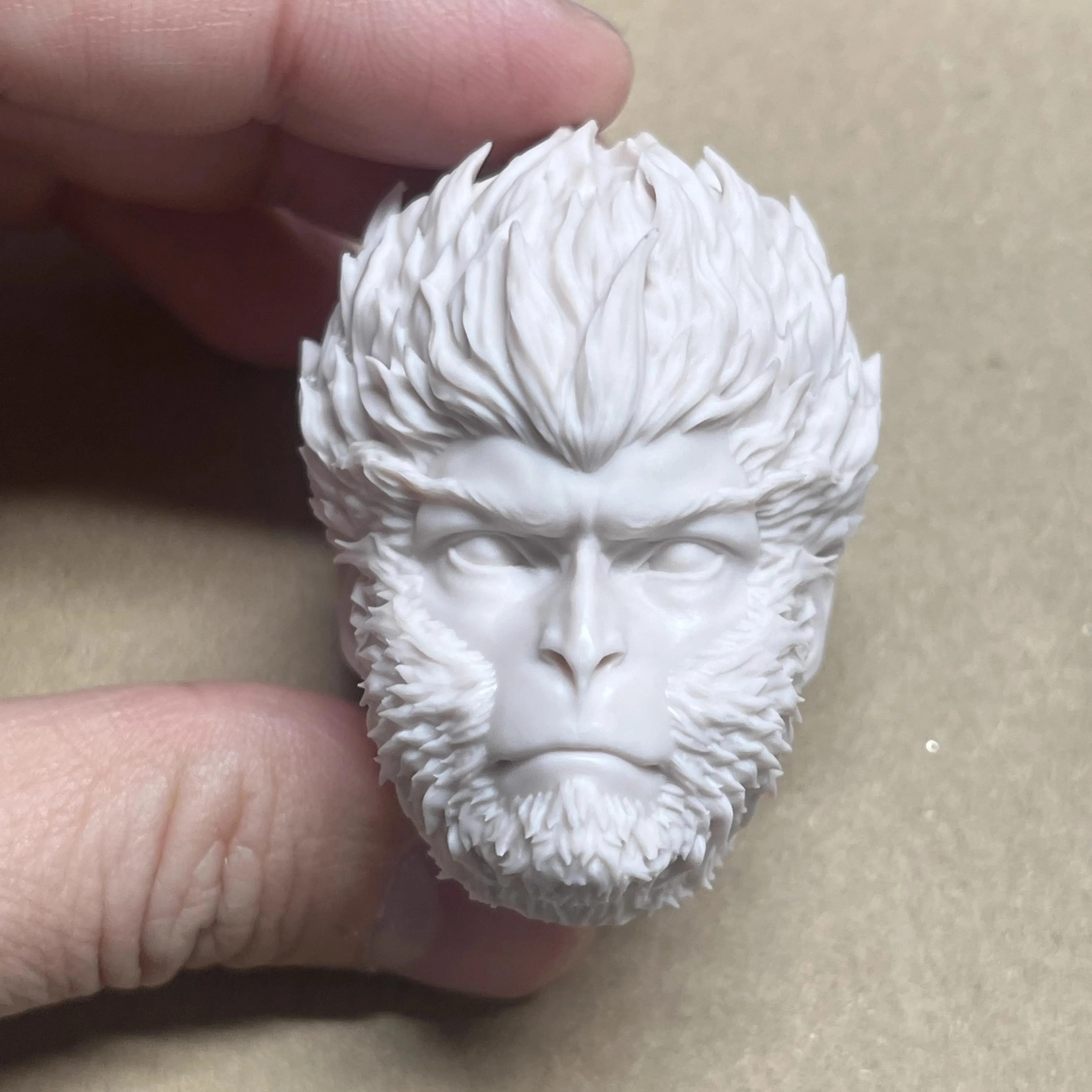 1/6 Scale Black Monkey King Unpainted Head Model Sculpt for 12''Figures Bodies Action Figures DIY
1/6 Scale Black Monkey King Unpainted Head Model Sculpt for 12''Figures Bodies Action Figures DIY