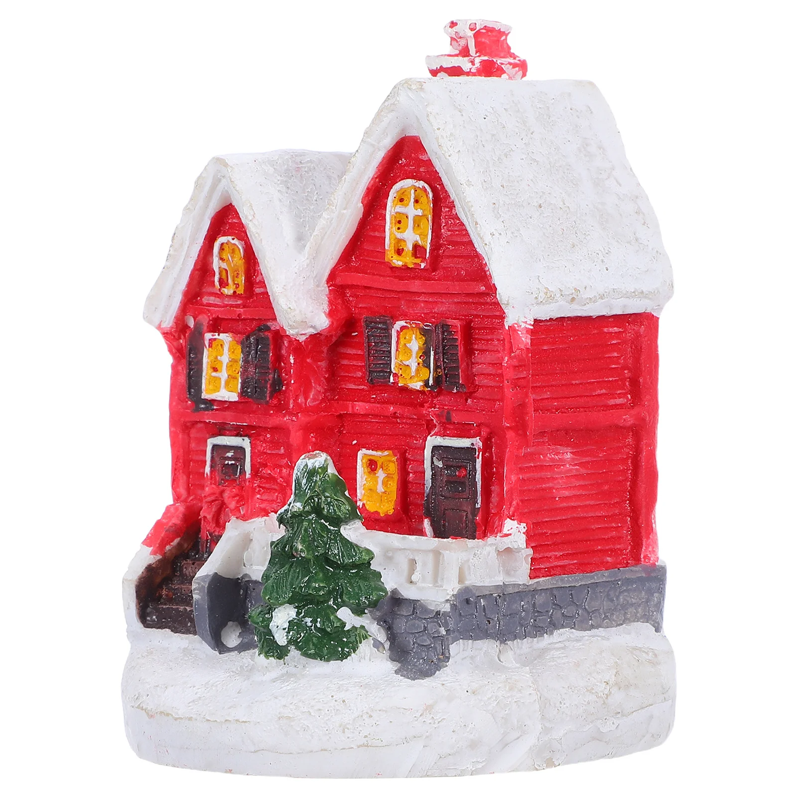 Mini Resin Christmas Snow House Ornament for Holiday Tabletop Winter Village Scene Warm Atmosphere Holiday Decorations
Mini Resin Christmas Snow House Ornament for Holiday Tabletop Winter Village Scene Warm Atmosphere Holiday Decorations