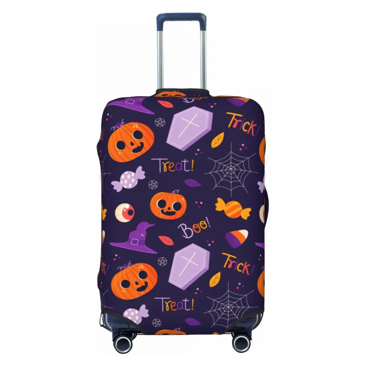 Custom Halloween Pumpkins Candy Pattern Luggage Cover Protector Funny Travel Suitcase Covers for 18-32 Inch
Custom Halloween Pumpkins Candy Pattern Luggage Cover Protector Funny Travel Suitcase Covers for 18-32 Inch