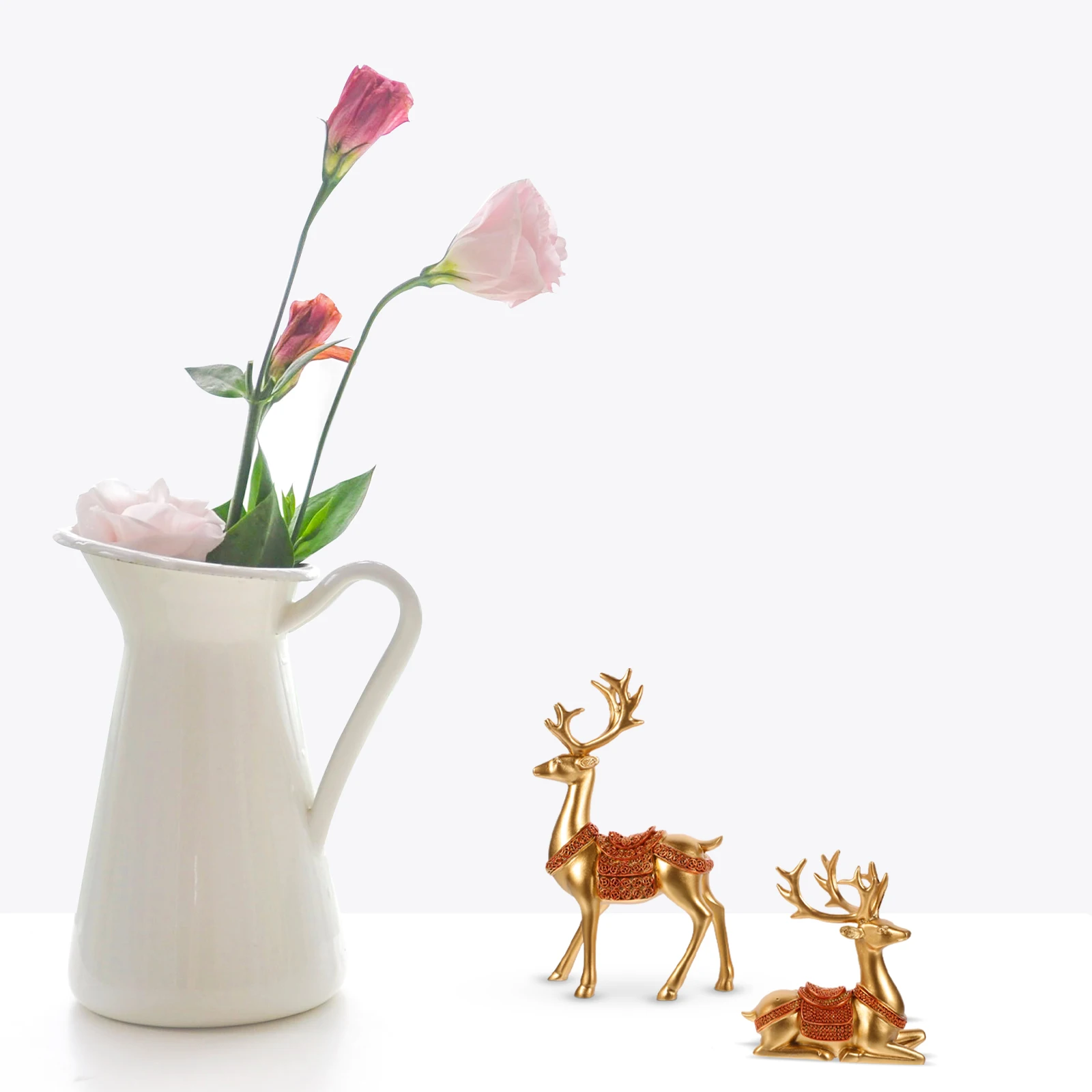 2 Pcs Elk Ornaments Reindeer Decors Statue for Home Cute Resin Figurine Sculpture Indoor Statues Small
2 Pcs Elk Ornaments Reindeer Decors Statue for Home Cute Resin Figurine Sculpture Indoor Statues Small