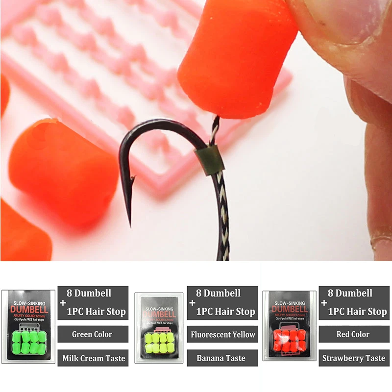 8Pcs/pack Slow Sinking Dumbells Bait Fruity Squid Flavour Fake Food Carp Fishing Tackle Artificial Bait Fishing Accessories
8Pcs/pack Slow Sinking Dumbells Bait Fruity Squid Flavour Fake Food Carp Fishing Tackle Artificial Bait Fishing Accessories