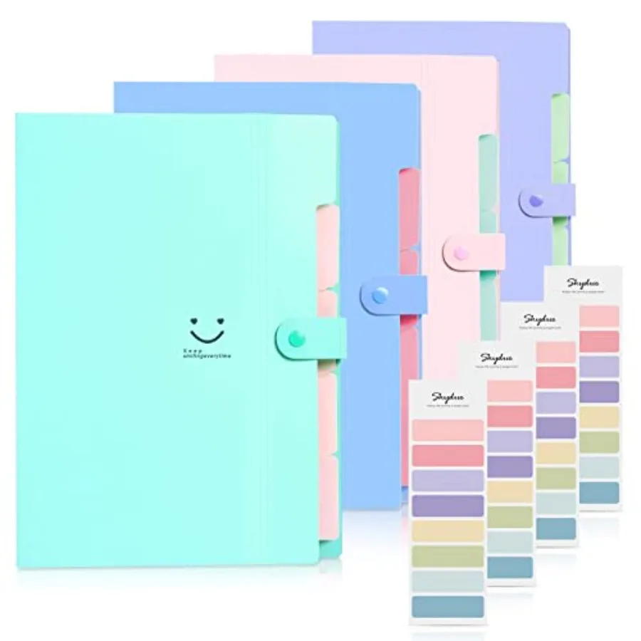 Expanding File Folders with 5 Pockets, Accordion File Organizer with 32 Labels, Portable Document Paper Organizer, Filing Folde
Expanding File Folders with 5 Pockets, Accordion File Organizer with 32 Labels, Portable Document Paper Organizer, Filing Folde