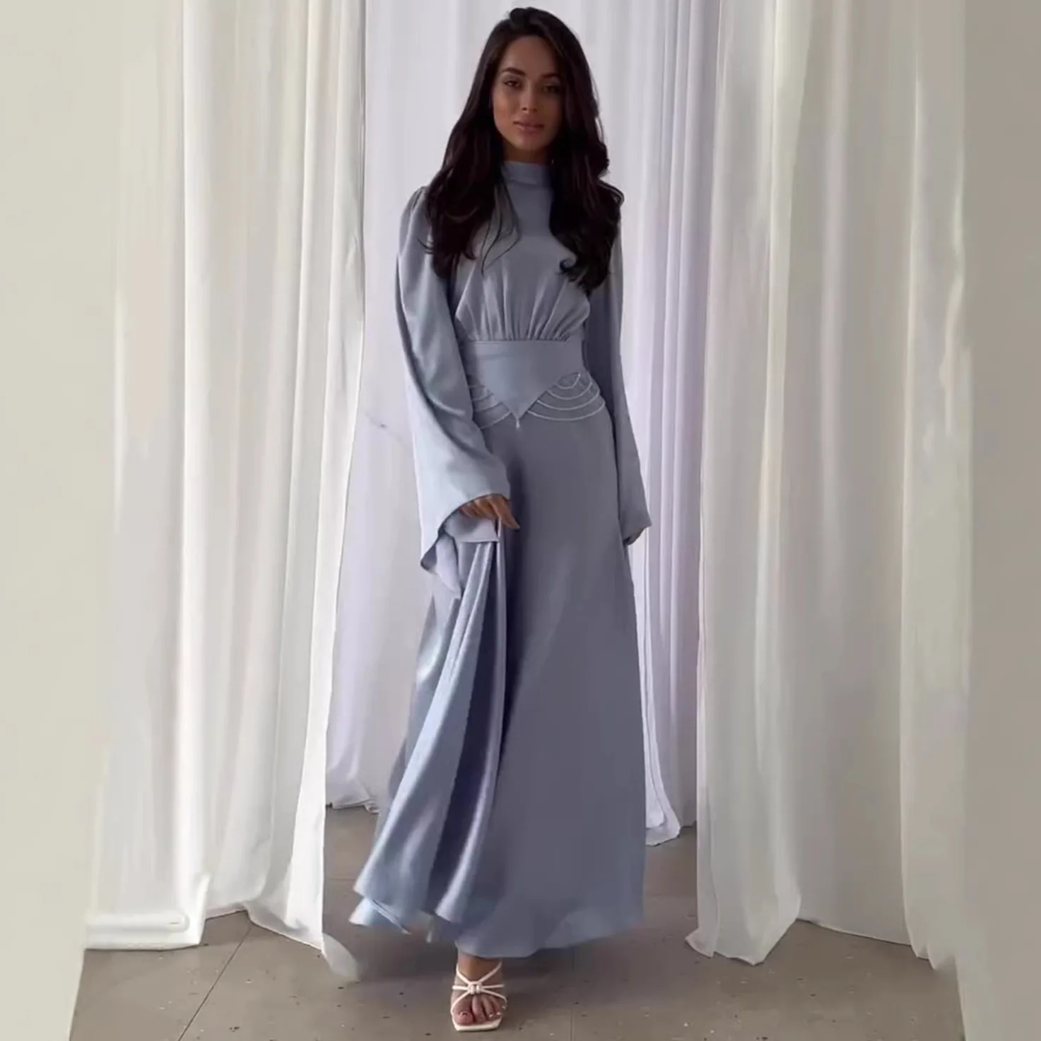 Elegant Long Sleeve Spring Summer Dresses Women Bodycon Flowy Midi Dress Casual Party Evening Dress Matching Set
Elegant Long Sleeve Spring Summer Dresses Women Bodycon Flowy Midi Dress Casual Party Evening Dress Matching Set