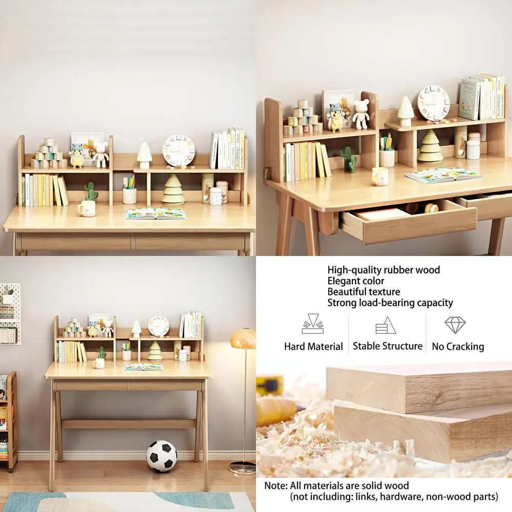 Детский учебный стол из каучукового дерева с книжной полкой, идеально подходит для детей от 3 лет, компьютерная рабочая станция и письменный стол для домашнего использования
Детский учебный стол из каучукового дерева с книжной полкой, идеально подходит для детей от 3 лет, компьютерная рабочая станция и письменный стол для домашнего использования