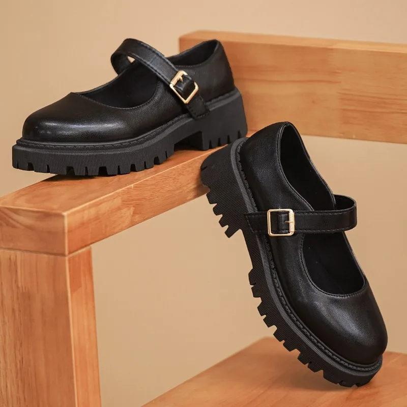 Women Platform Mary Jane Shoes Thick Sole Buckle Strap Loafers Ladies Vintage Casual Oxford Shoes Student School Shoes Lolita
Women Platform Mary Jane Shoes Thick Sole Buckle Strap Loafers Ladies Vintage Casual Oxford Shoes Student School Shoes Lolita