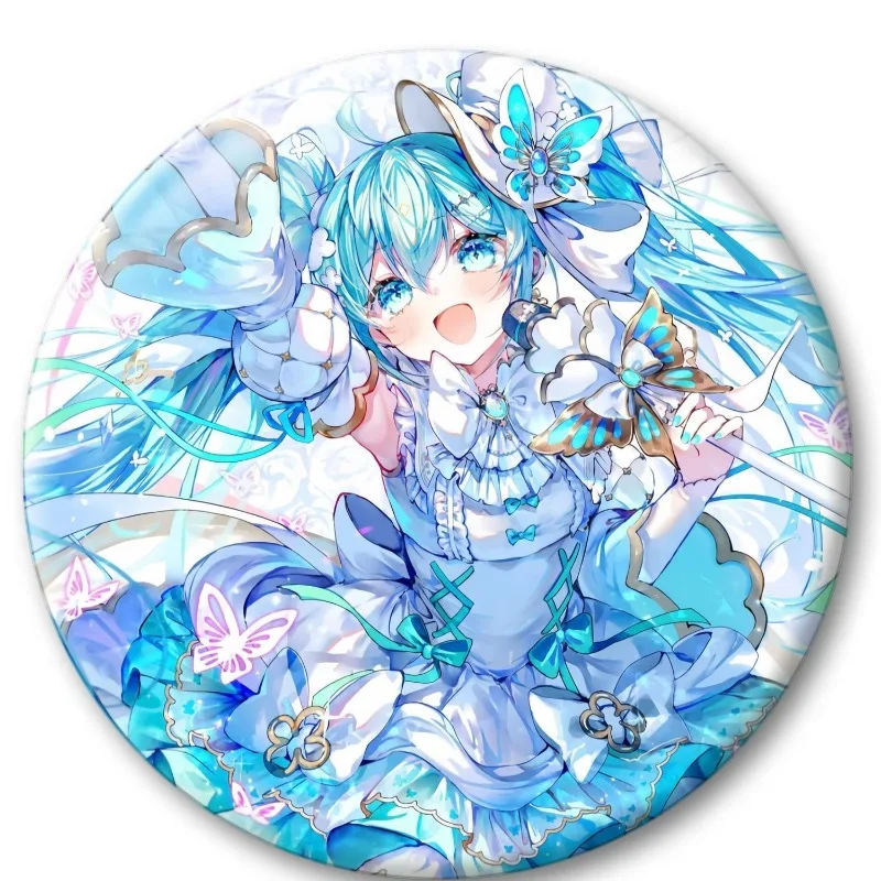 Hot Selling 58mm Glossy Hatsune Miku Badge Anime Cartoon Hatsune Miku Peripheral Barji Goods Hanging Brooch Badge Toys Gifts
Hot Selling 58mm Glossy Hatsune Miku Badge Anime Cartoon Hatsune Miku Peripheral Barji Goods Hanging Brooch Badge Toys Gifts