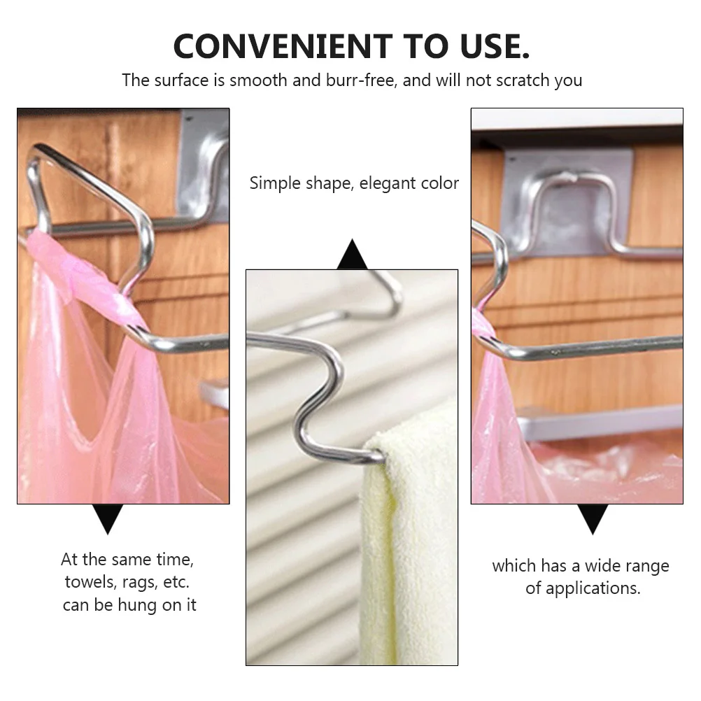 2pcs Garbage Bag Hangers Hanging Storage Racks Strong Load-Bearing Smooth Surface Bathroom Kitchen Utility Room Towel Rack
2pcs Garbage Bag Hangers Hanging Storage Racks Strong Load-Bearing Smooth Surface Bathroom Kitchen Utility Room Towel Rack