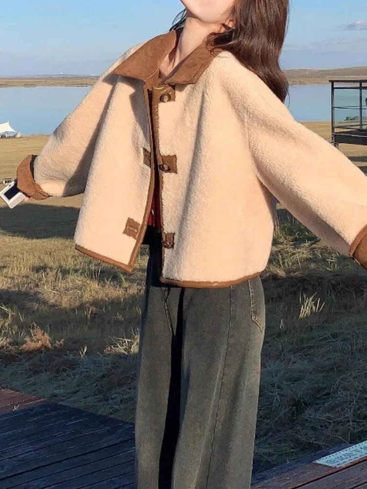 Autumn Winter New in Women's Short Style Fashionable Elegant Temperament Thickened Warm Comfortable Double Sided Wool Coat
Autumn Winter New in Women's Short Style Fashionable Elegant Temperament Thickened Warm Comfortable Double Sided Wool Coat