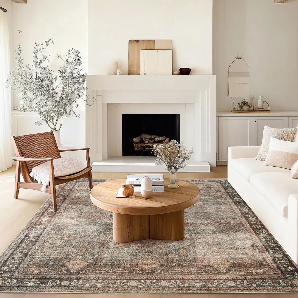 Rugs for Living Room 9x12 Large Area Rug Washable Non Slip Carpet Boho Floral Rug Stain Resistant Fade Resistant Floor Farmhouse
Rugs for Living Room 9x12 Large Area Rug Washable Non Slip Carpet Boho Floral Rug Stain Resistant Fade Resistant Floor Farmhouse