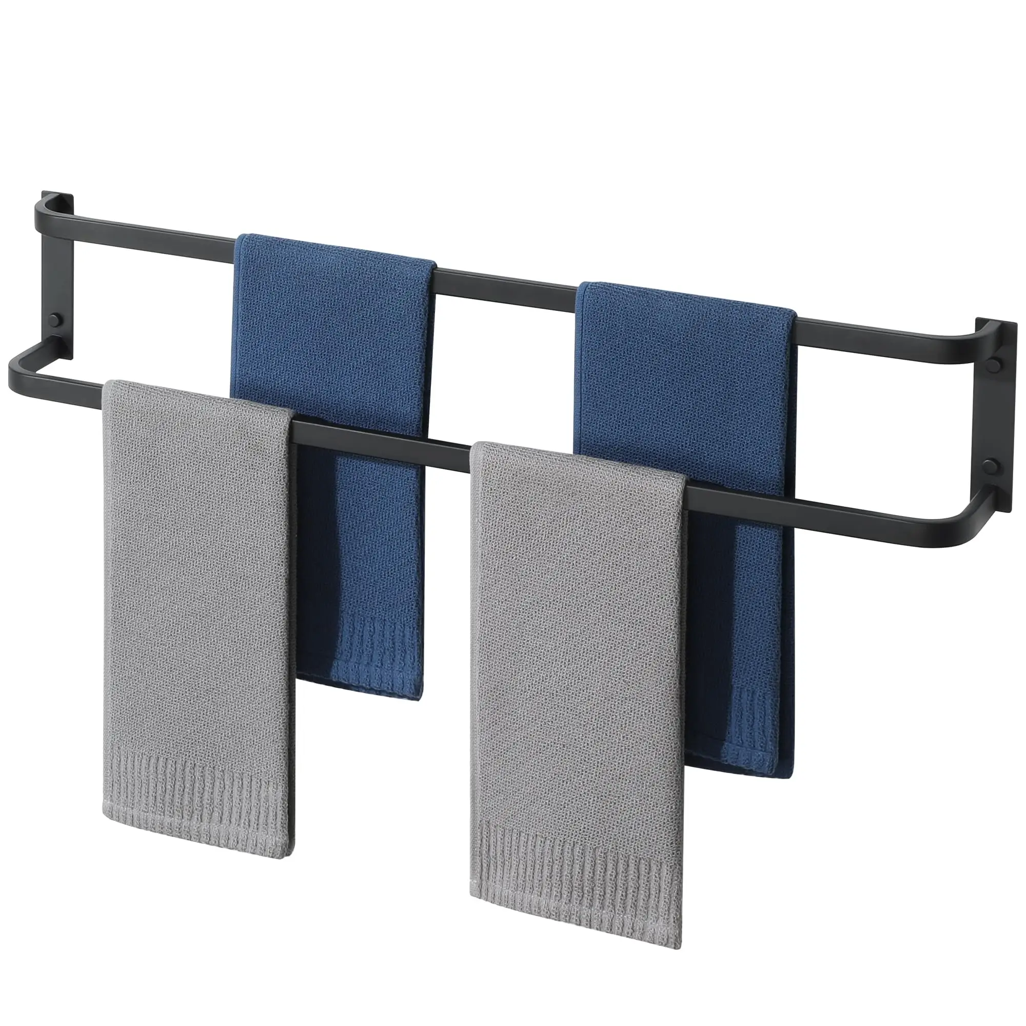 Double Towel Bar 32 Inch Wall Mounted Stainless Steel Bathroom Towel Rack Matte Black
Double Towel Bar 32 Inch Wall Mounted Stainless Steel Bathroom Towel Rack Matte Black