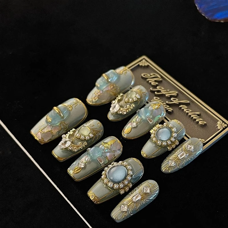 Handmade Armor Medium and Long Baroque Gorgeous Gemstones Heavy Industry Smudge Light Luxury Custom Products
Handmade Armor Medium and Long Baroque Gorgeous Gemstones Heavy Industry Smudge Light Luxury Custom Products