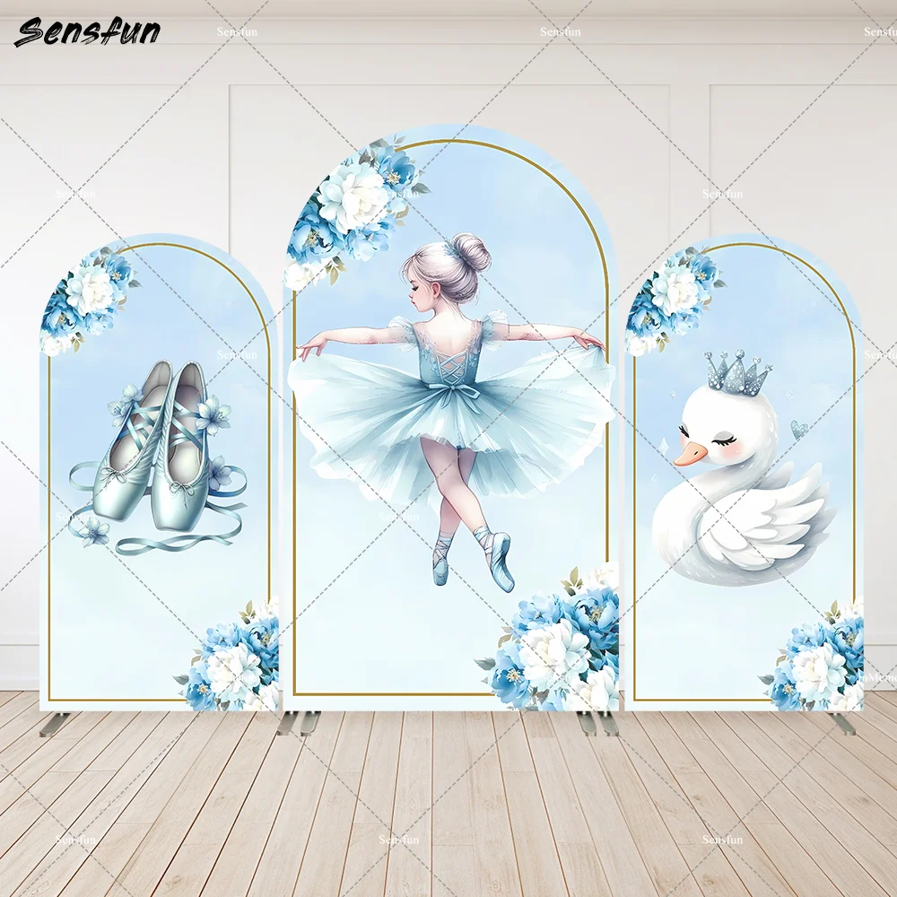 Swan Princess Arch Backdrop Girls 1st Birthday Party Blue Ballerina Decor Background Baby Shower Chiara Arched Wall Cover Panels
Swan Princess Arch Backdrop Girls 1st Birthday Party Blue Ballerina Decor Background Baby Shower Chiara Arched Wall Cover Panels