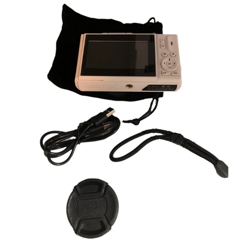 64MP Digital Camera For Photography 4K Video Vlog Camcorder 18X Digital Zoom Camera 180° Flip Screen Easy To Use White
64MP Digital Camera For Photography 4K Video Vlog Camcorder 18X Digital Zoom Camera 180° Flip Screen Easy To Use White