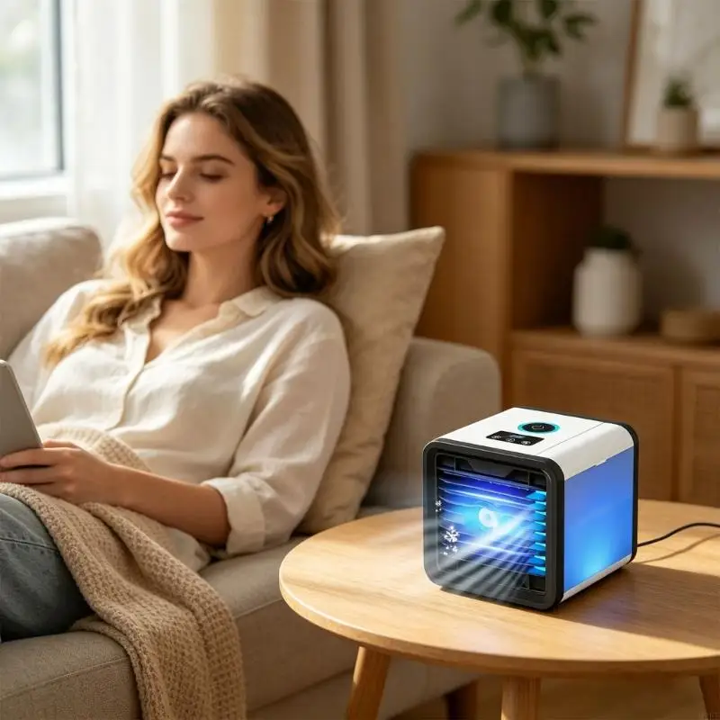 Desktop Air Coolers Portable Desktop Air Conditioning Fan Cooling Humidifier
Desktop Air Coolers Portable Desktop Air Conditioning Fan Cooling Humidifier