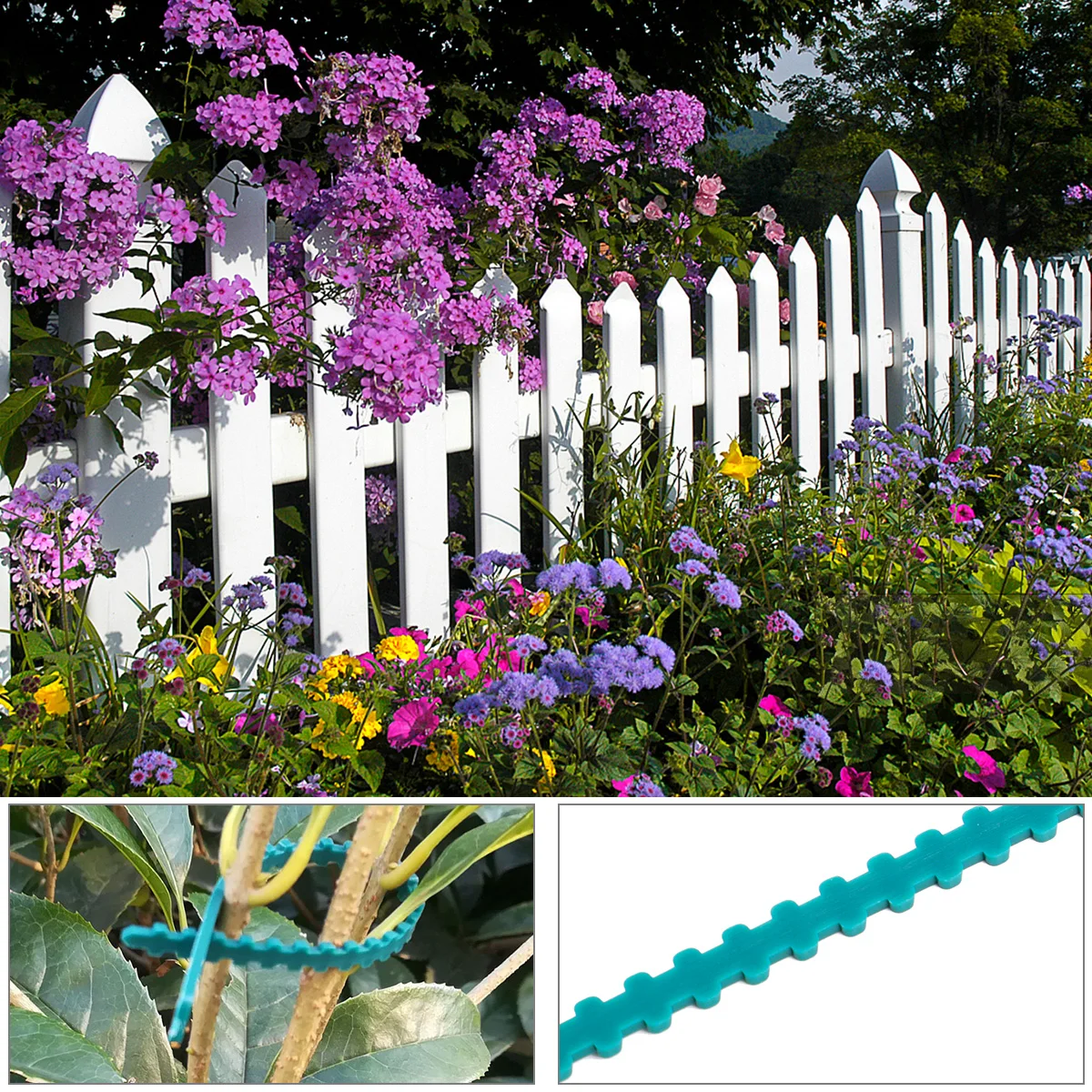200pcs 4 Sets PP PE Plant Ties Garden Adjustable Cable Vine Support Securing Plants Fixing Canes Wire Branches Gardening Helper
200pcs 4 Sets PP PE Plant Ties Garden Adjustable Cable Vine Support Securing Plants Fixing Canes Wire Branches Gardening Helper