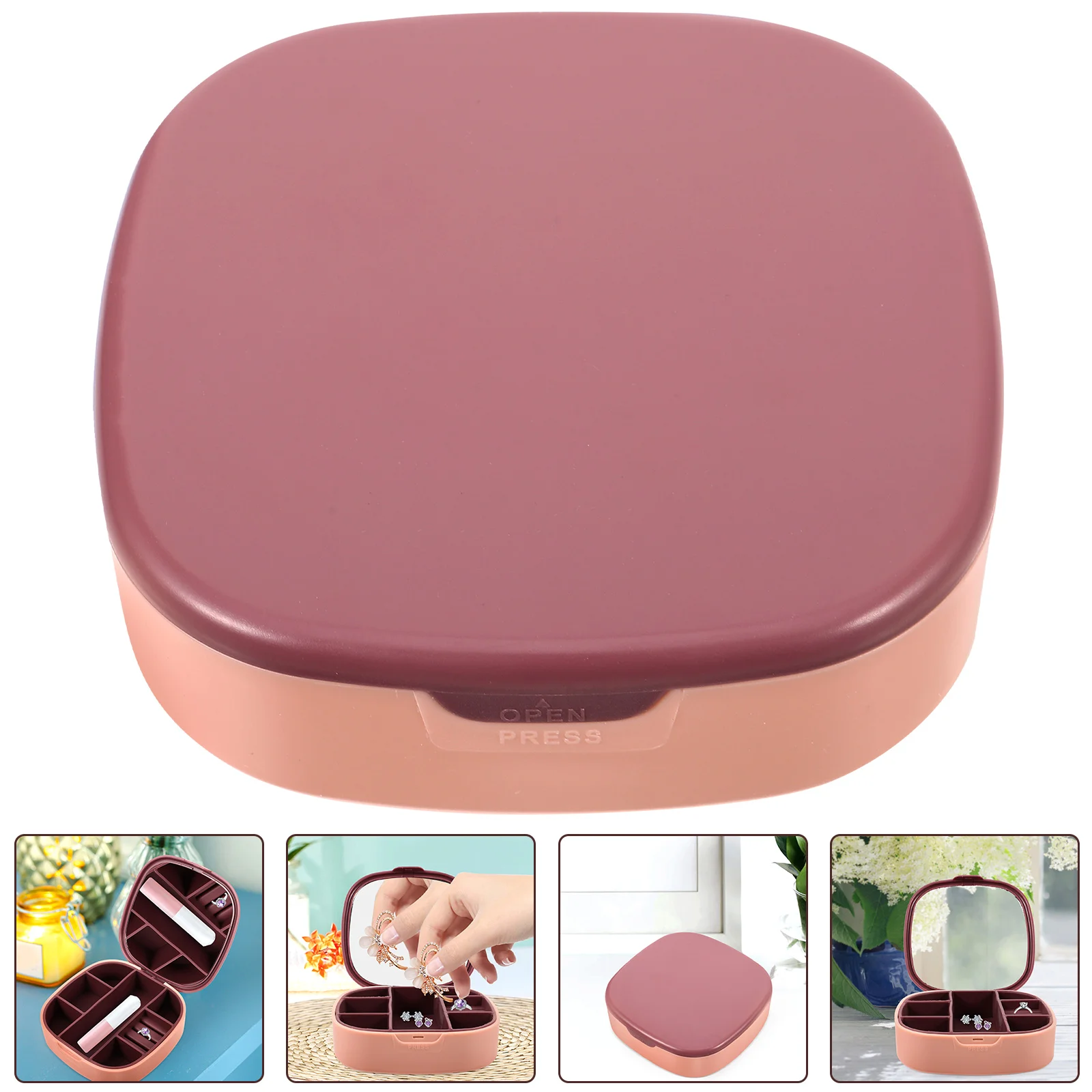 Necklace Jewelry Earrings Box (pink and Purple) Miss Travel Cases for Women Storage Plastic Organizer
Necklace Jewelry Earrings Box (pink and Purple) Miss Travel Cases for Women Storage Plastic Organizer