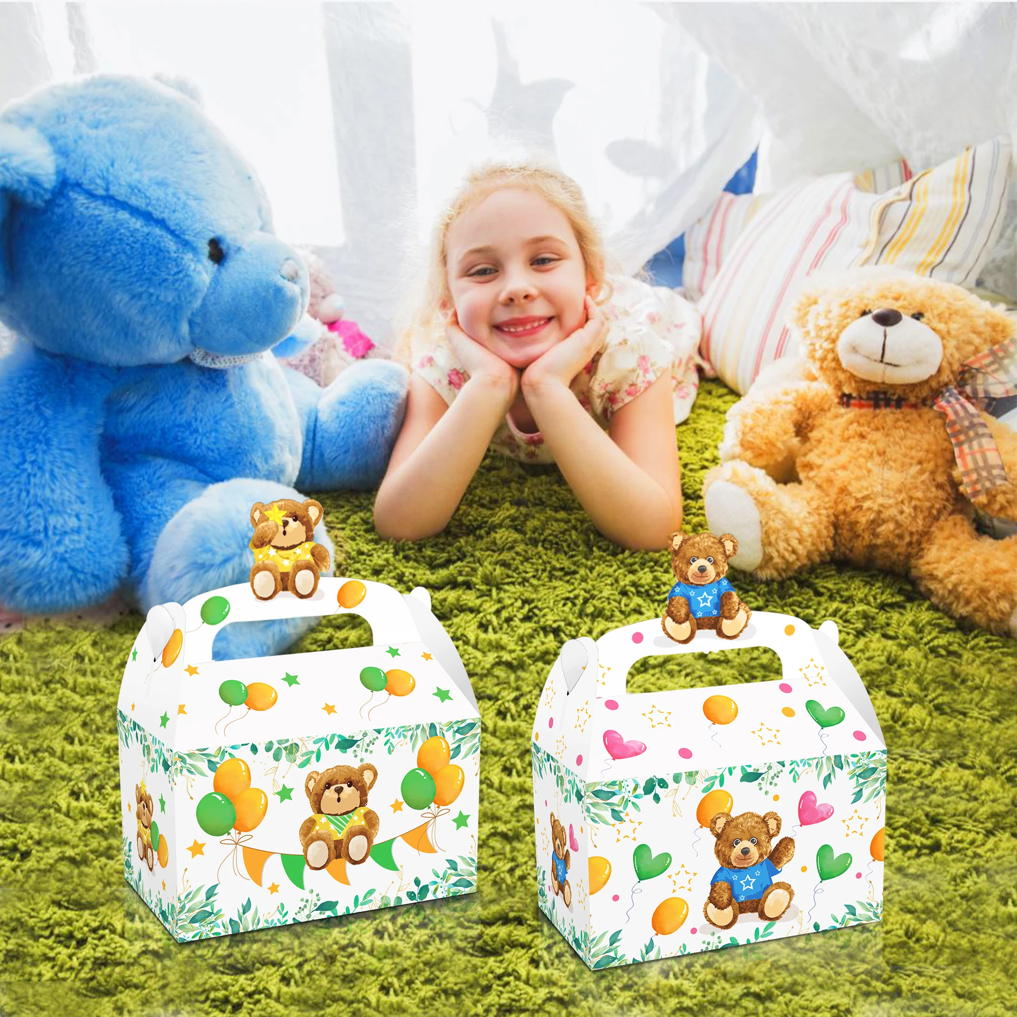 DD162 4Pcs Sweet Baby Cartoon Bear LOVE Birthday Party Paper Portable Packing Gift Boxes Jungle Baby Shower Party Decorations
DD162 4Pcs Sweet Baby Cartoon Bear LOVE Birthday Party Paper Portable Packing Gift Boxes Jungle Baby Shower Party Decorations