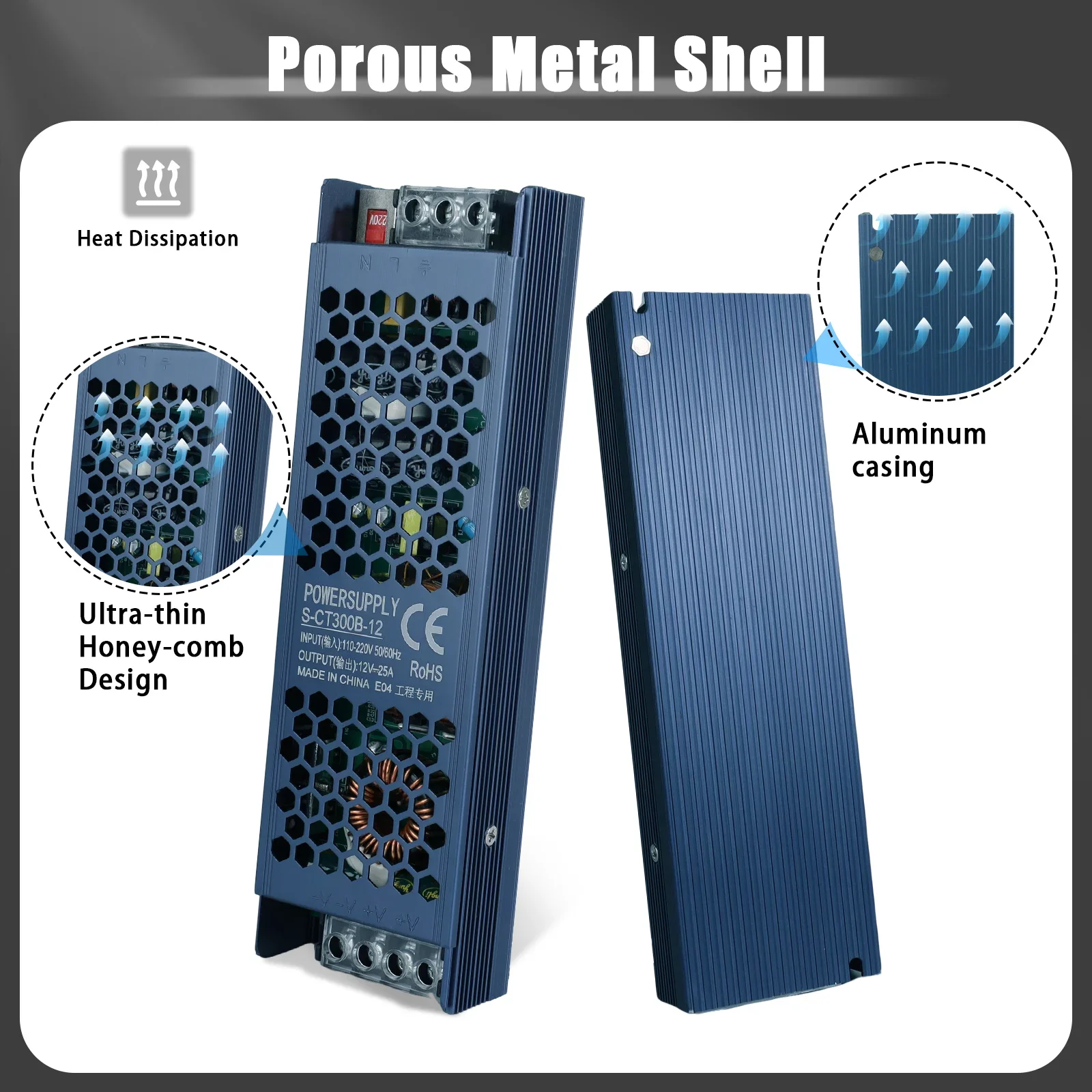 Светодиодный источник питания AC200-240 В постоянного тока 12 В/24 В, бесшумный трансформатор освещения, светодиодный преобразователь, драйвер, адаптер питания 60 Вт, 100 Вт, 200 Вт, 300 Вт, 400 Вт
Светодиодный источник питания AC200-240 В постоянного тока 12 В/24 В, бесшумный трансформатор освещения, светодиодный преобразователь, драйвер, адаптер питания 60 Вт, 100 Вт, 200 Вт, 300 Вт, 400 Вт