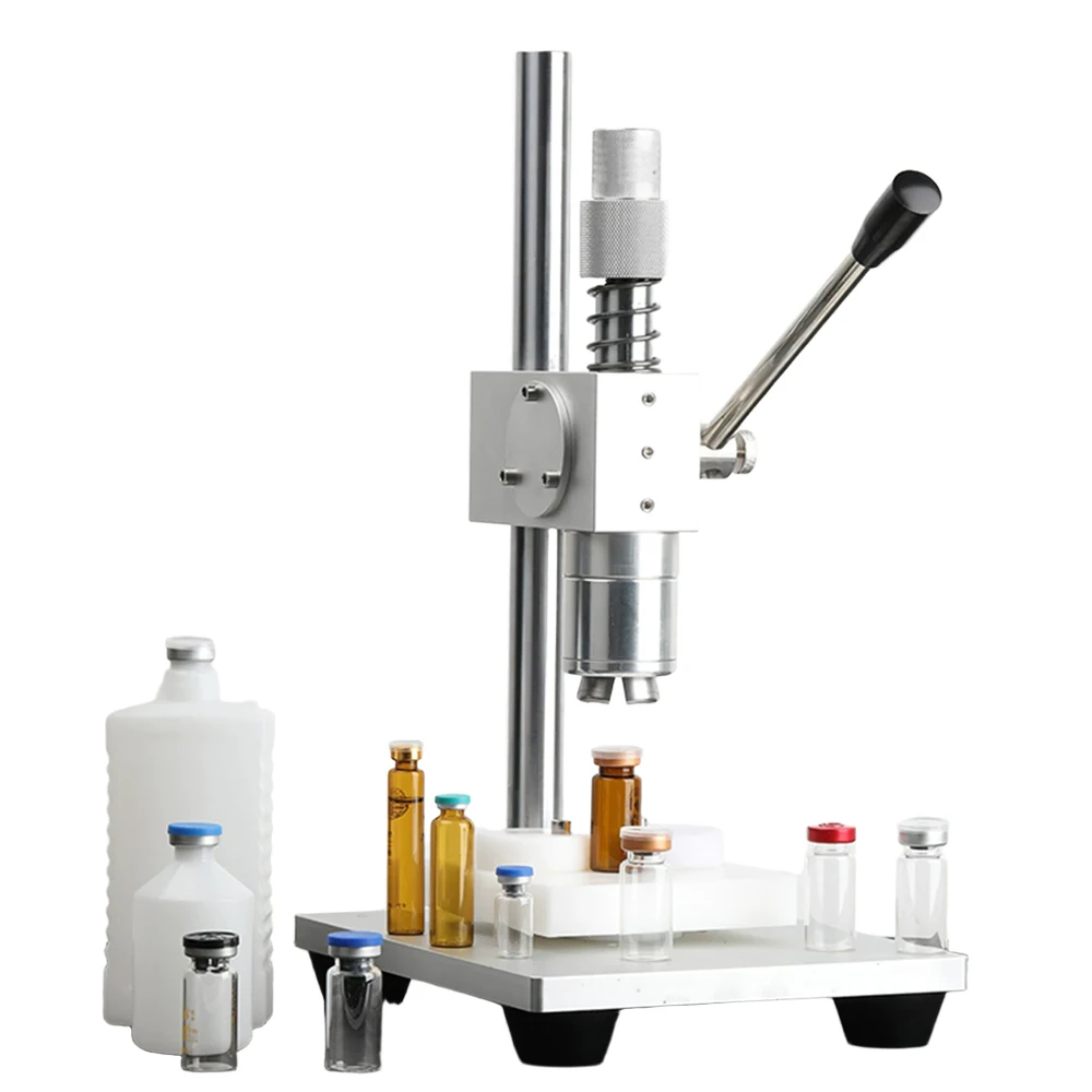 On Sale Manual Aluminum Plastic & Ampoule Glass Bottle Crimper Capper Metal Vial Crimping Machine For Chemical Application
On Sale Manual Aluminum Plastic & Ampoule Glass Bottle Crimper Capper Metal Vial Crimping Machine For Chemical Application