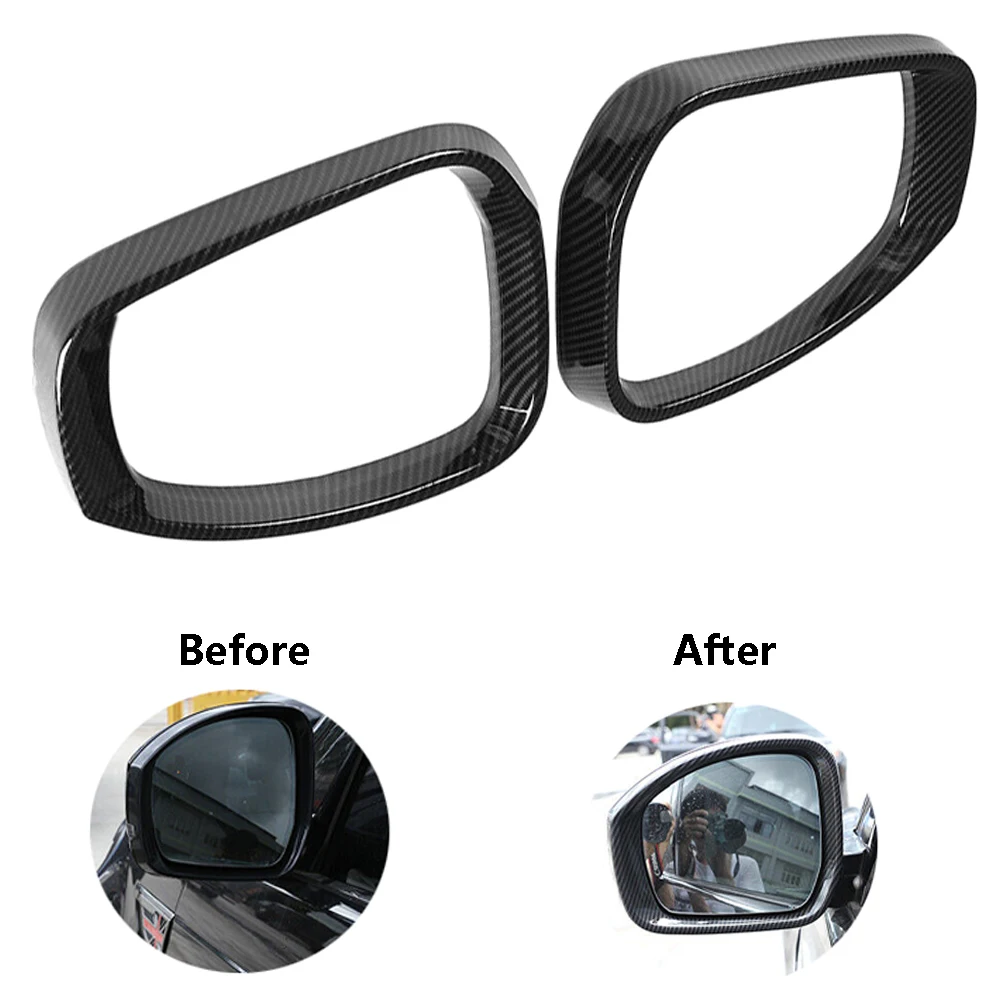 2 шт. автомобильное внешнее зеркало заднего вида, декоративная рамка, наклейка с защитой от дождя для Land Rover Range Rover Sport Discovery 4 5 только LHD 
2 шт. автомобильное внешнее зеркало заднего вида, декоративная рамка, наклейка с защитой от дождя для Land Rover Range Rover Sport Discovery 4 5 только LHD
