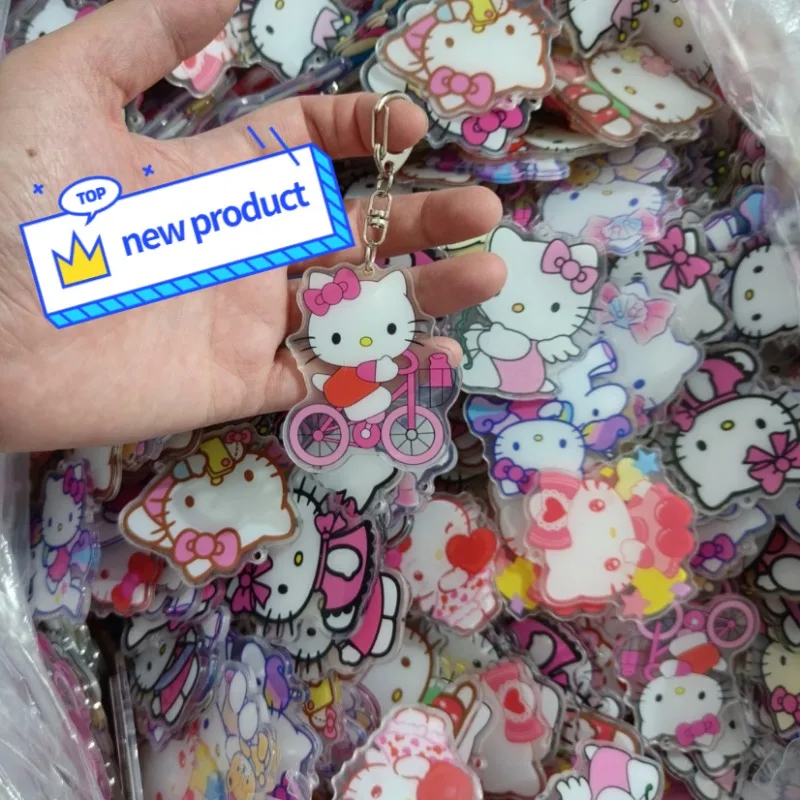 Cartoon anime Sanrio 6cm acrylic patch double-sided irregular hole HelloKitty handmade DIY keychain pendant accessory material
Cartoon anime Sanrio 6cm acrylic patch double-sided irregular hole HelloKitty handmade DIY keychain pendant accessory material