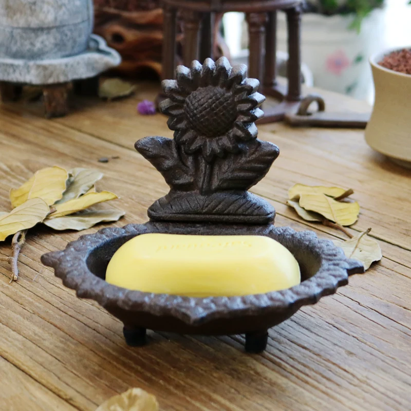 Cow Rooster Sunflower Cast Iron Soap Dish Farmhouse Heavy Duty Drainable Kitchen Soap Holder Bathroom Decorative Accesories
Cow Rooster Sunflower Cast Iron Soap Dish Farmhouse Heavy Duty Drainable Kitchen Soap Holder Bathroom Decorative Accesories