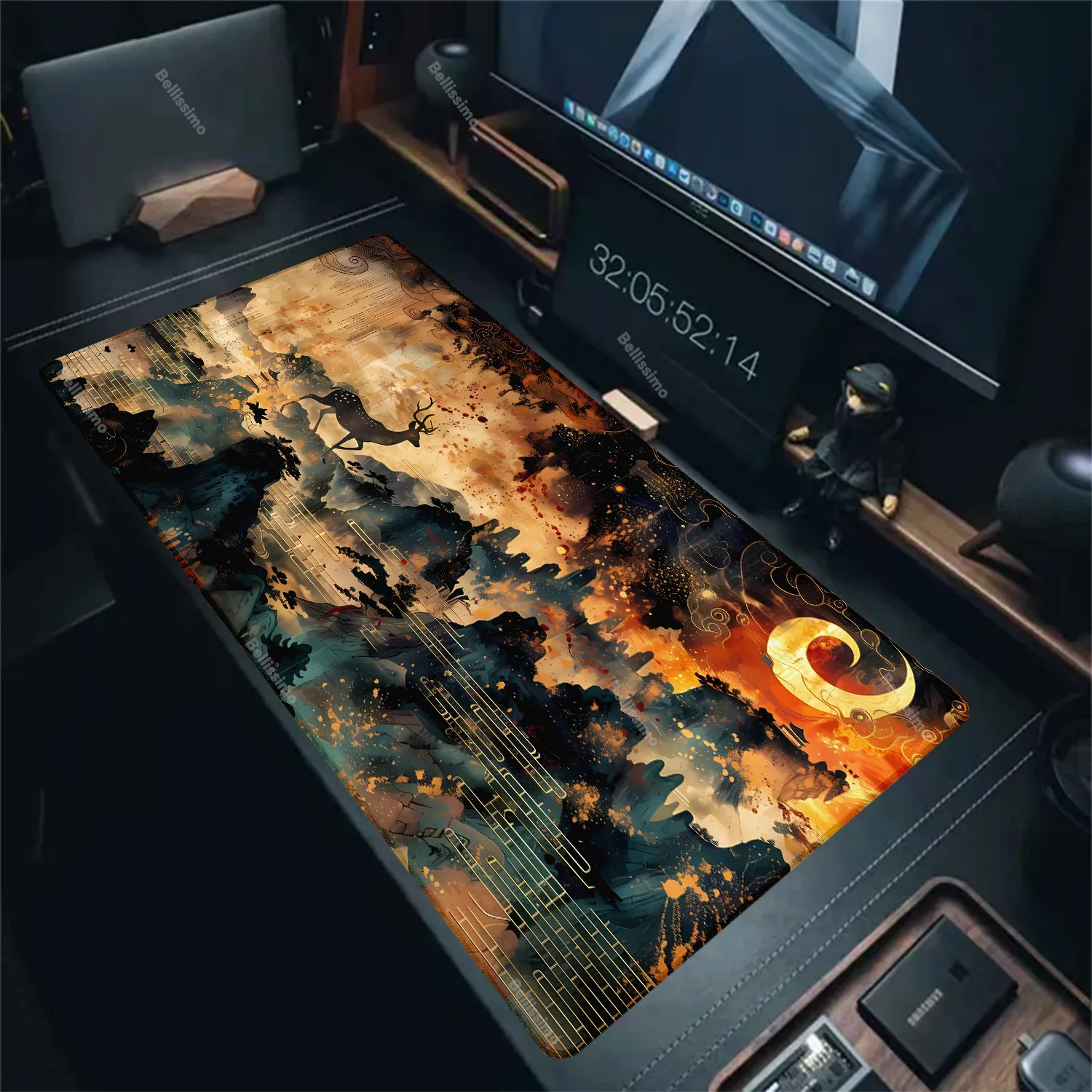 Large Design Gaming Dunhuang Nine Colored Deer Mouse Pad for Gamer Office Use Computer Accessory Rubber Base Extended Desk Mat
Large Design Gaming Dunhuang Nine Colored Deer Mouse Pad for Gamer Office Use Computer Accessory Rubber Base Extended Desk Mat