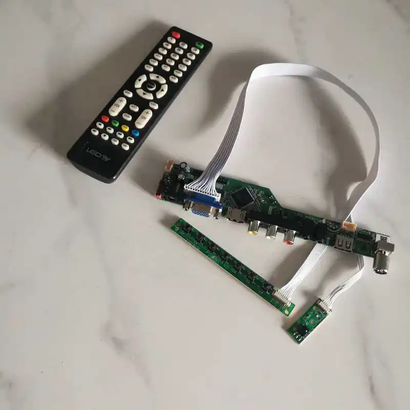 Плата контроллера ЖК-дисплея подходит для N184H3 LQ164M1LD4C LTN160HT01 VGA AV USB HDMI-совместимый 18,4 дюйма 30-контактный комплект LVDS 1920*1080 1CCFL
Плата контроллера ЖК-дисплея подходит для N184H3 LQ164M1LD4C LTN160HT01 VGA AV USB HDMI-совместимый 18,4 дюйма 30-контактный комплект LVDS 1920*1080 1CCFL