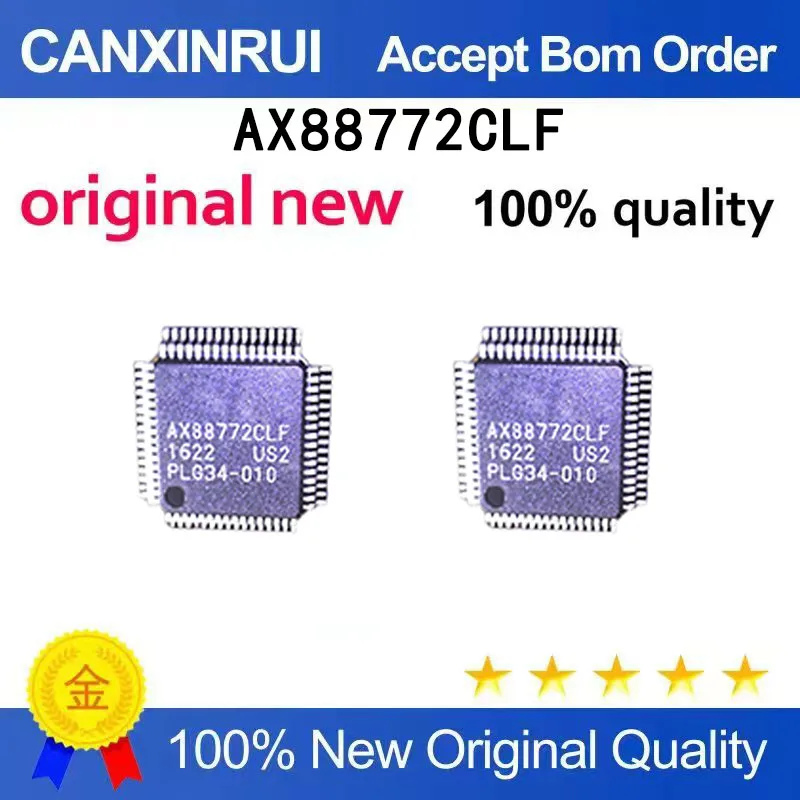 (5-100 PCS) AX88772CLF is compatible with AX88772ALF AX88772BLF QFP64 Ethernet
(5-100 PCS) AX88772CLF is compatible with AX88772ALF AX88772BLF QFP64 Ethernet