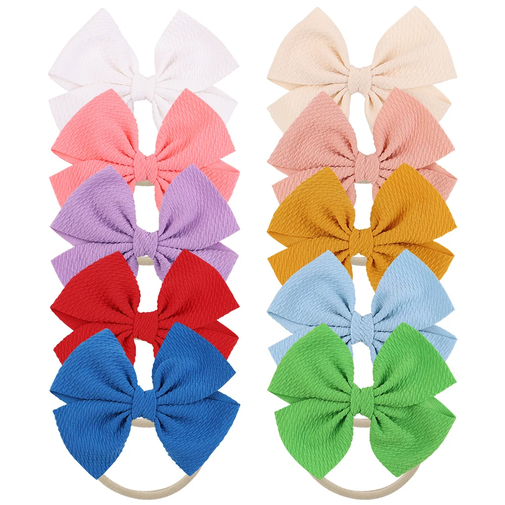 40pcs 4.3 Inch Grosgrain Ribbon Hair Bows Elastic Ponytail Holders Rubber Hair Bands for Girls Wholesale Pack Big Cheer Gifts
40pcs 4.3 Inch Grosgrain Ribbon Hair Bows Elastic Ponytail Holders Rubber Hair Bands for Girls Wholesale Pack Big Cheer Gifts