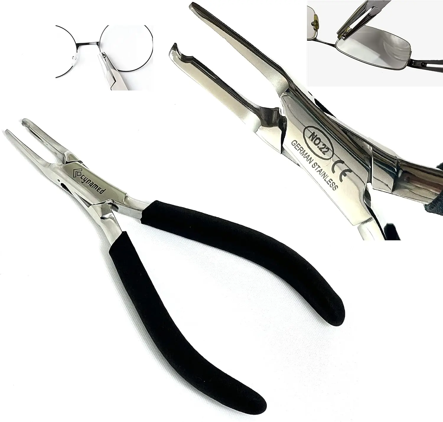 Nose Pad Arm Adjusting Pliers for Eyeglass Repair, Multi-purpose Optical Tool
Nose Pad Arm Adjusting Pliers for Eyeglass Repair, Multi-purpose Optical Tool