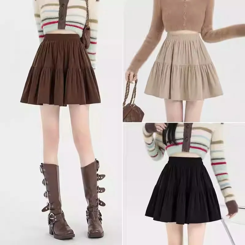 Retro European Cotton Fluffy Short Skirt Women's Casual High Waist Slim A-Line Cake Half-length Skirts Spring Autumn New Arrival
Retro European Cotton Fluffy Short Skirt Women's Casual High Waist Slim A-Line Cake Half-length Skirts Spring Autumn New Arrival