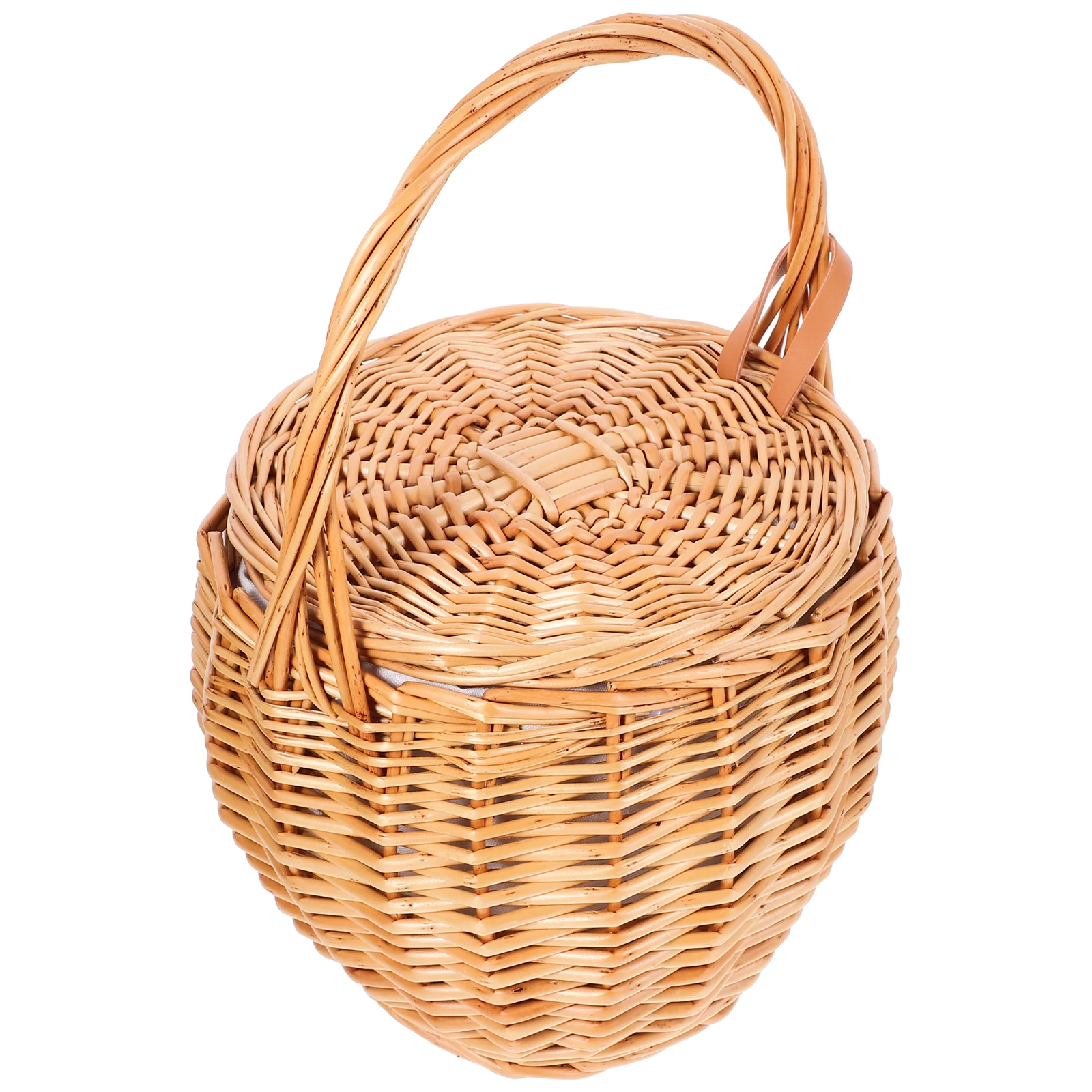 Wicker Flower Color Rattan Woven Baskets Portable Fruit Household Storage Basket Decorative Basket Picnic Travel Weaving
Wicker Flower Color Rattan Woven Baskets Portable Fruit Household Storage Basket Decorative Basket Picnic Travel Weaving