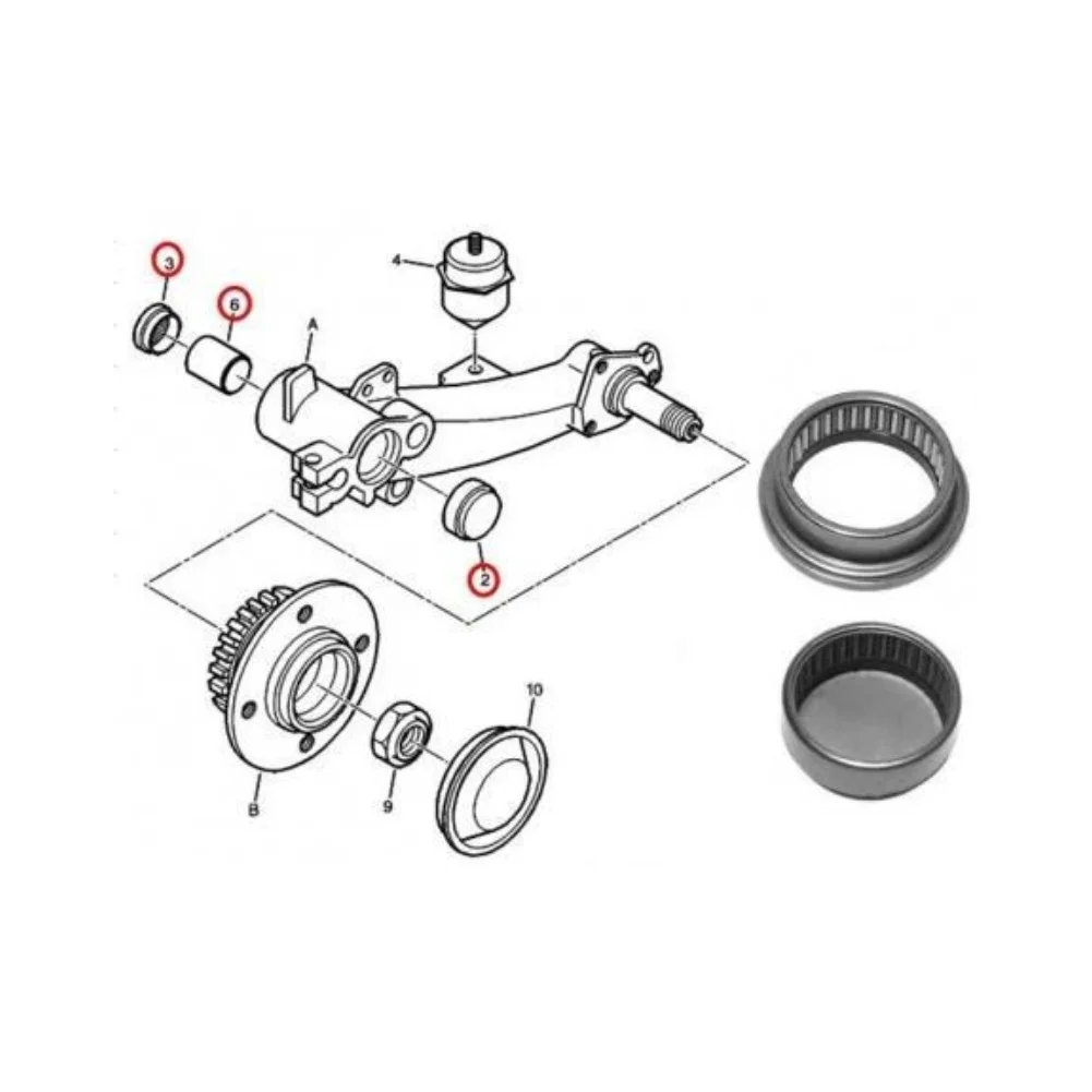 1pcs Rear Axle Arm Bearing Repair Kit For For Berlingo For 405 For Partner 513148 Metal Silver Engine Parts Accessories
1pcs Rear Axle Arm Bearing Repair Kit For For Berlingo For 405 For Partner 513148 Metal Silver Engine Parts Accessories