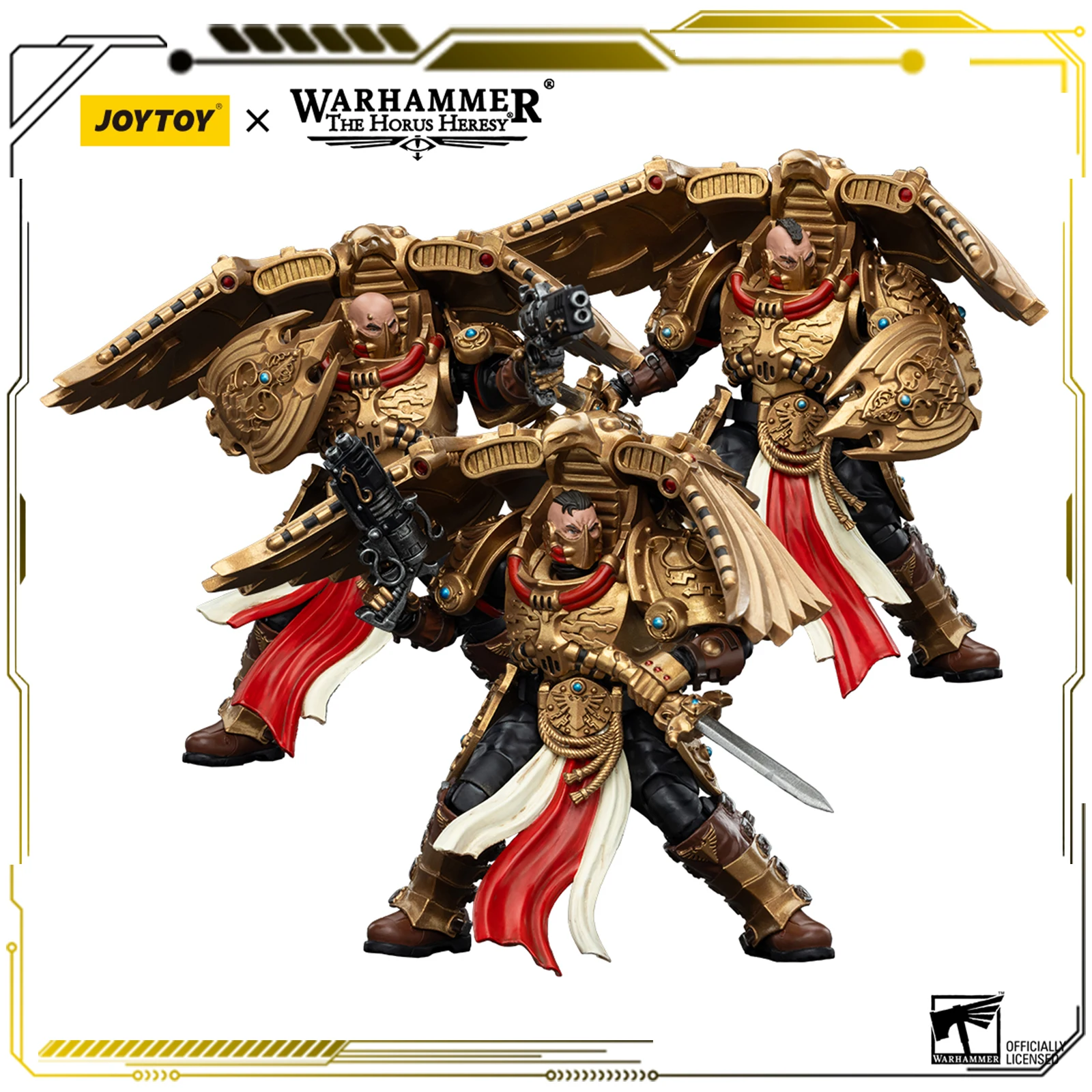 JOYTOY Warhammer 40K 1/18 Action Figure Legio Custodes Custodian Venatari Squad Venatari with Kenetic Destroyer Venatari Lance
JOYTOY Warhammer 40K 1/18 Action Figure Legio Custodes Custodian Venatari Squad Venatari with Kenetic Destroyer Venatari Lance