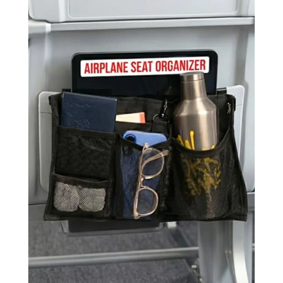 Airplane Seat Organizer to Clip onto Airplane Seat Pocket Travel Essentials Accessory with Improved Universal Compatibility 15
Airplane Seat Organizer to Clip onto Airplane Seat Pocket Travel Essentials Accessory with Improved Universal Compatibility 15