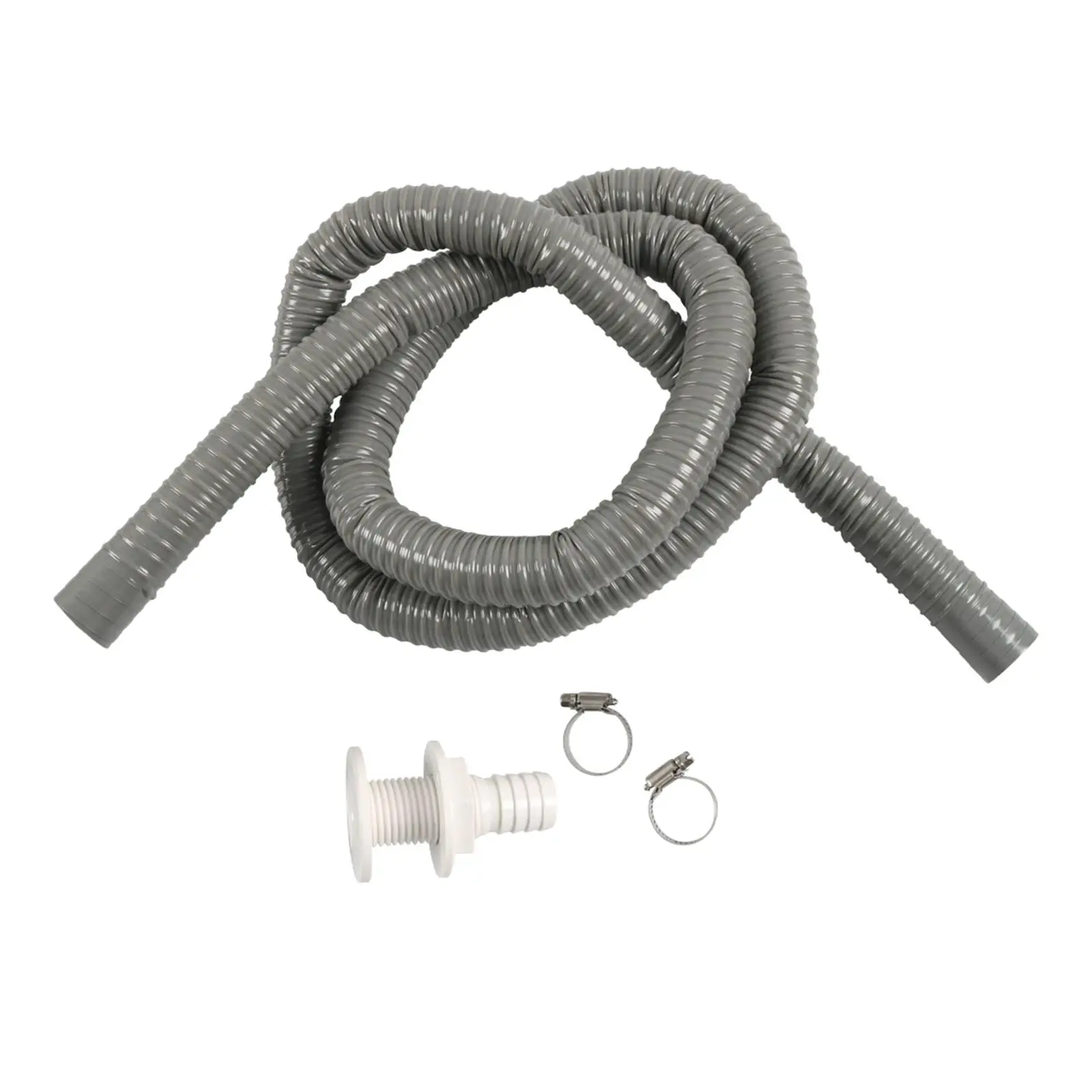Bilge Pump Hose Installation 6 Foot Plumbing Kit Kink Resistant Plastic with Mount Fittings for Marine Boats
Bilge Pump Hose Installation 6 Foot Plumbing Kit Kink Resistant Plastic with Mount Fittings for Marine Boats