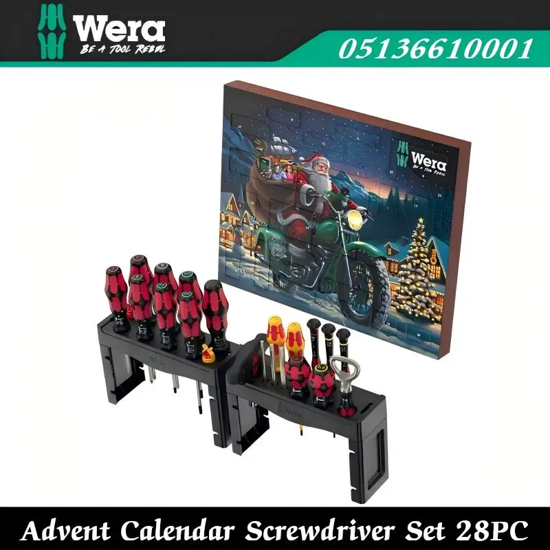 WERA 05136610001 Screwdriver Set | 28PC Precision Kraftform Handle Tools | Durable Hex Key Kit - Perfect DIY & Hobbyist Gift
WERA 05136610001 Screwdriver Set | 28PC Precision Kraftform Handle Tools | Durable Hex Key Kit - Perfect DIY & Hobbyist Gift