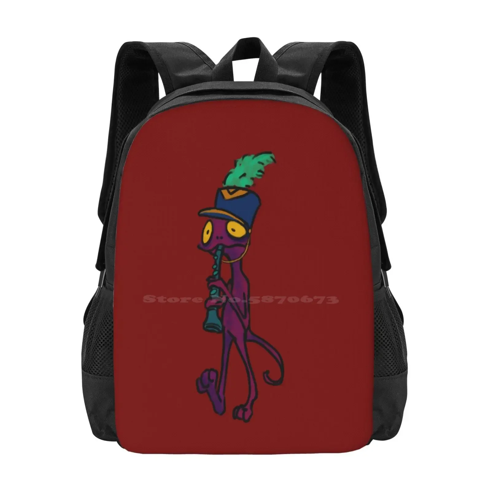 Brandon The Clarinet Guy Hot Sale Schoolbag Backpack Fashion Bags Marching Band Clarinet Monster
Brandon The Clarinet Guy Hot Sale Schoolbag Backpack Fashion Bags Marching Band Clarinet Monster