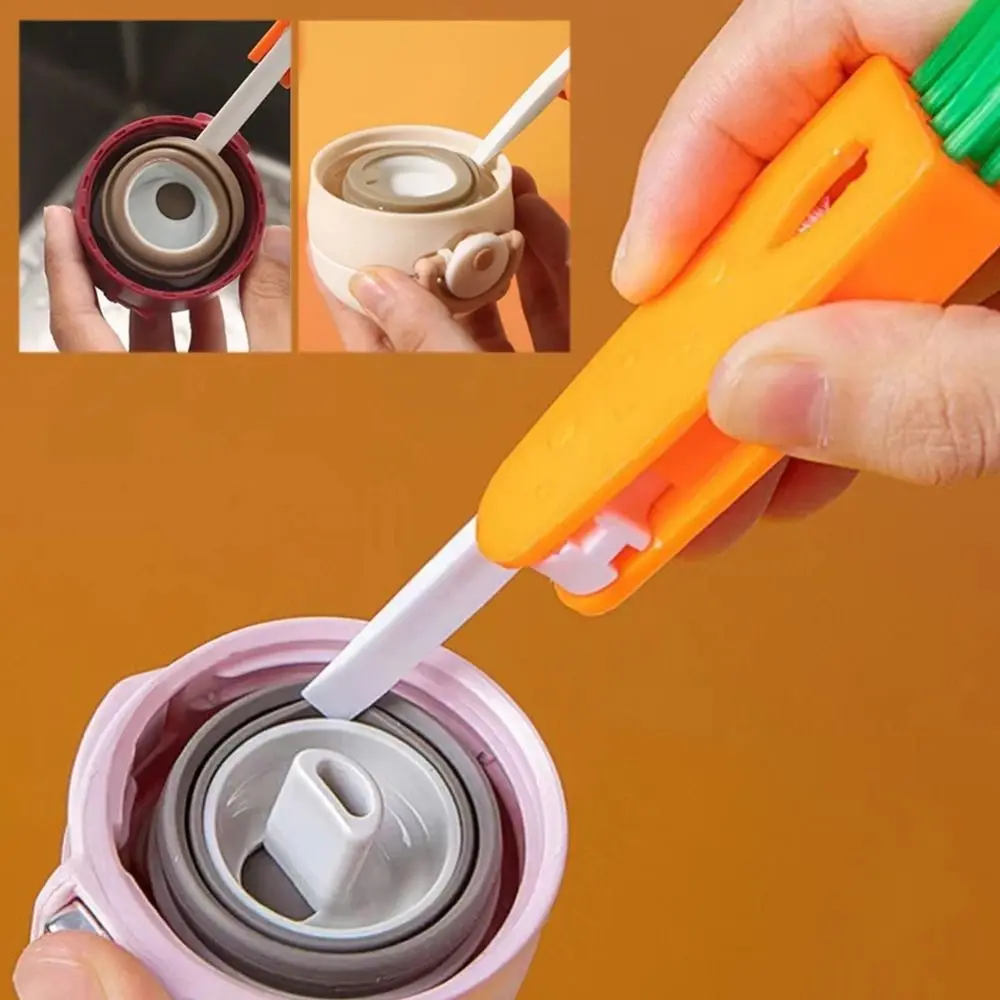 Cartoon Bottle Gap Cleaner Brush Multi-Functional 360° Rotatable Cup Crevice Cleaning Brush Flexible Design Straw Cleaner
Cartoon Bottle Gap Cleaner Brush Multi-Functional 360° Rotatable Cup Crevice Cleaning Brush Flexible Design Straw Cleaner