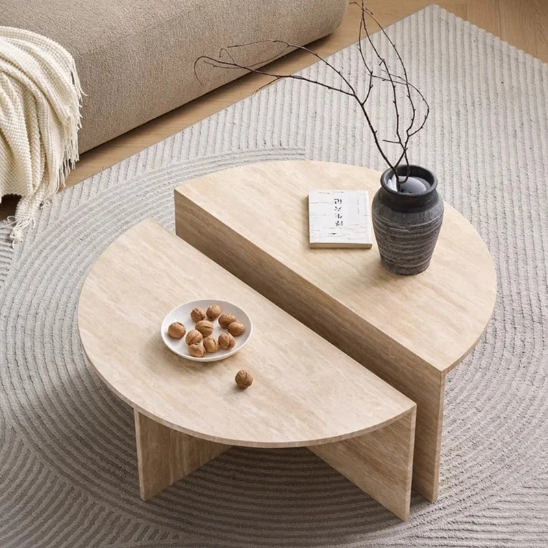 Кофейный столик Wabi Sand Wind из натурального травертина для гостиной, простой круглый дизайнерский мраморный геометрический столик
Кофейный столик Wabi Sand Wind из натурального травертина для гостиной, простой круглый дизайнерский мраморный геометрический столик